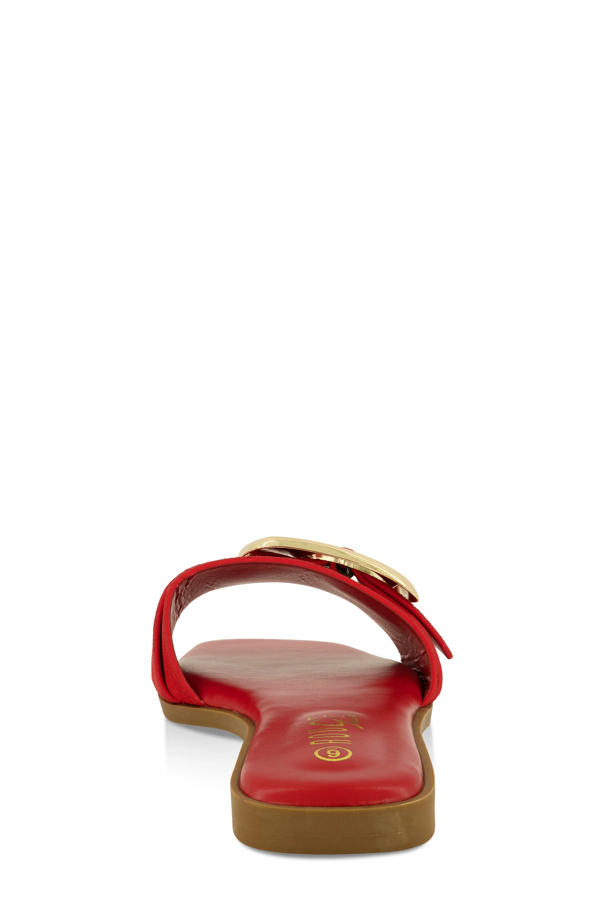 Metallic Buckle Band Slide Sandals sold by Rainbow product image thumbnail 3