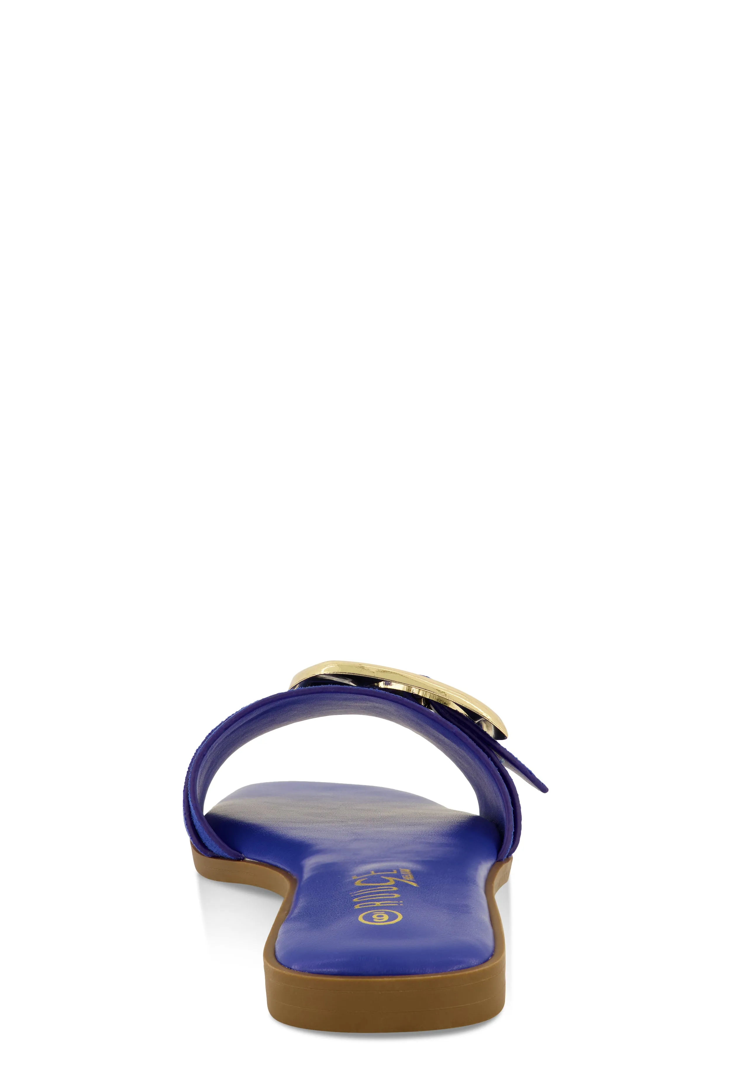 Metallic Buckle Band Slide Sandals sold by Rainbow product image thumbnail 3