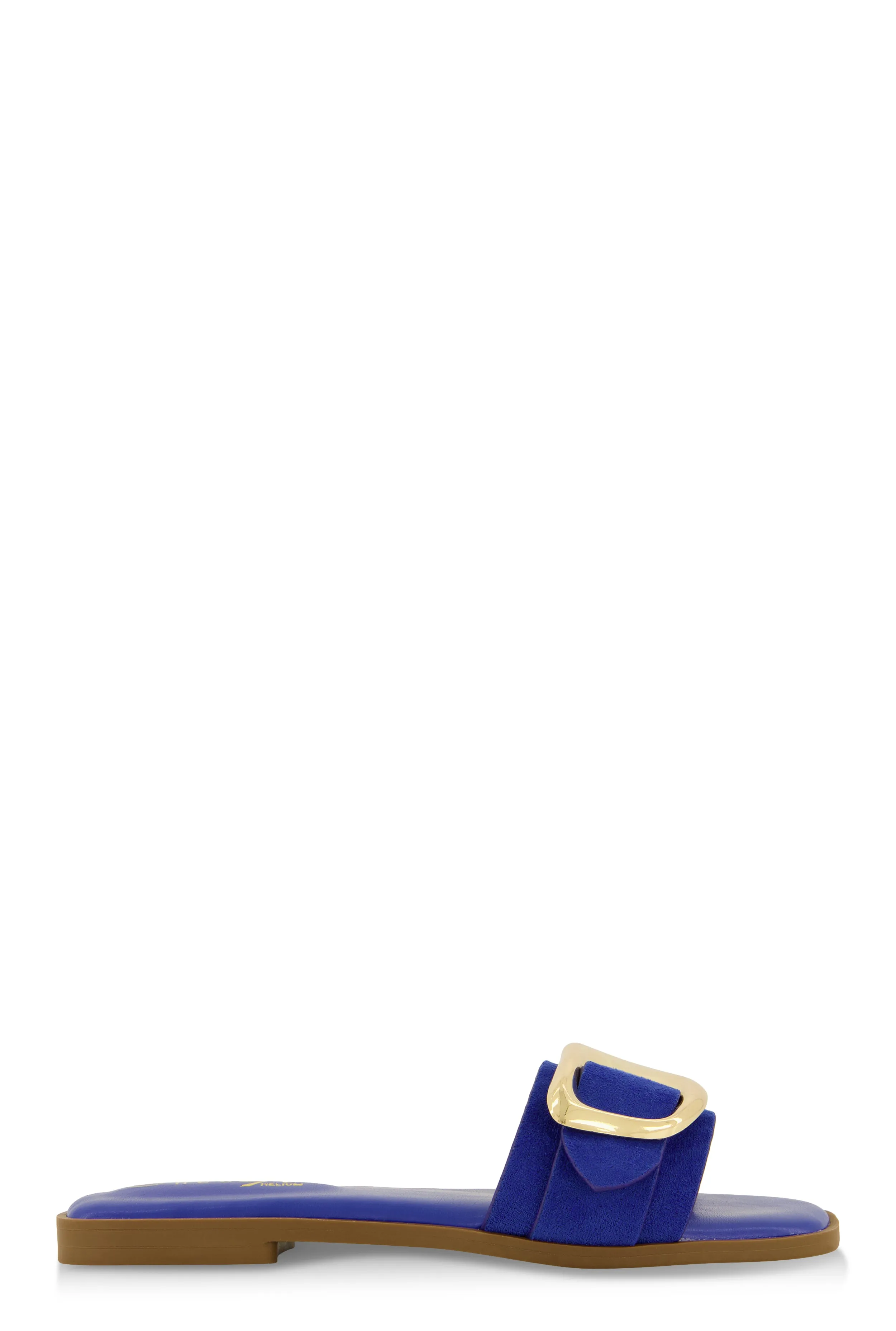 Metallic Buckle Band Slide Sandals sold by Rainbow product image thumbnail 2