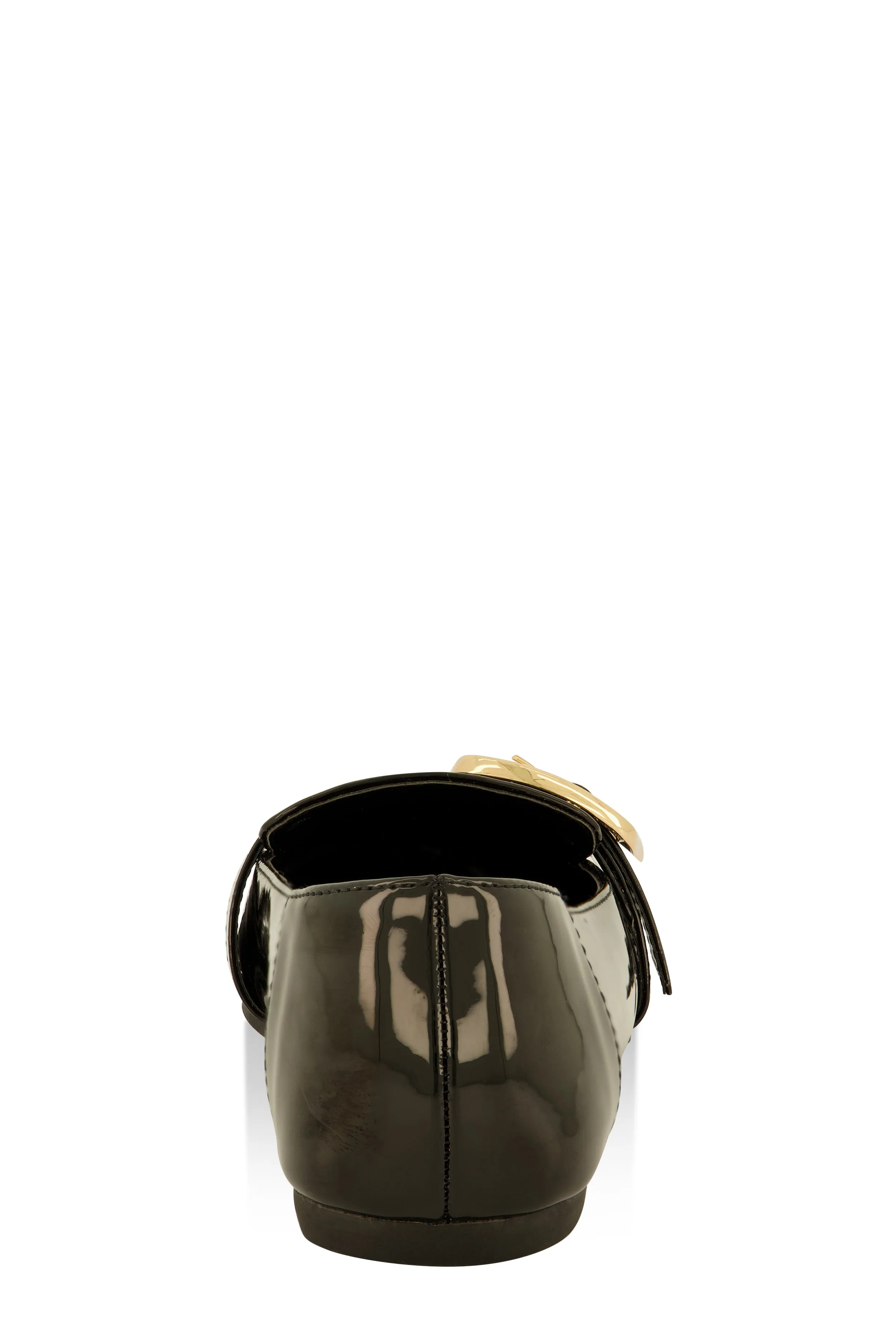 Metallic Buckle Pointed Toe Flats sold by Rainbow product image thumbnail 3