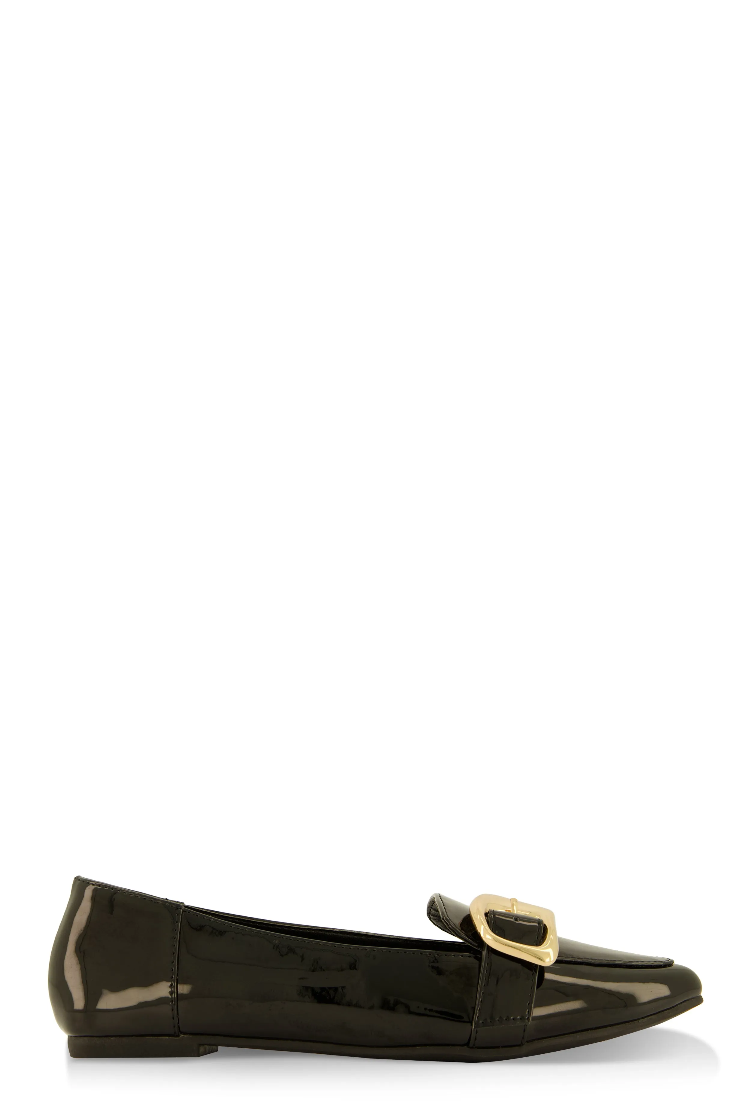 Metallic Buckle Pointed Toe Flats sold by Rainbow product image thumbnail 2