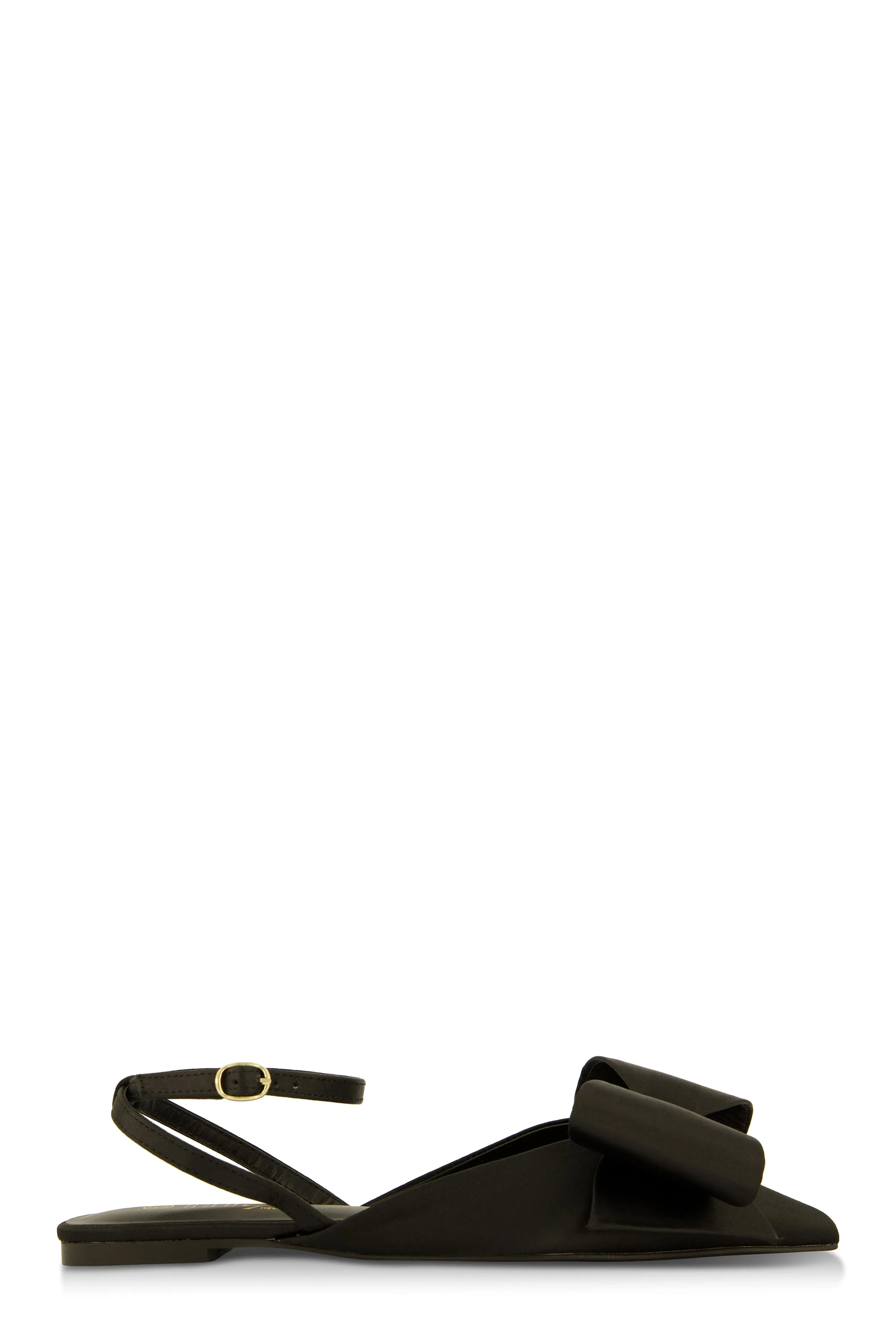 Bow Pointed Toe Ankle Strap Flats sold by Rainbow product image thumbnail 2