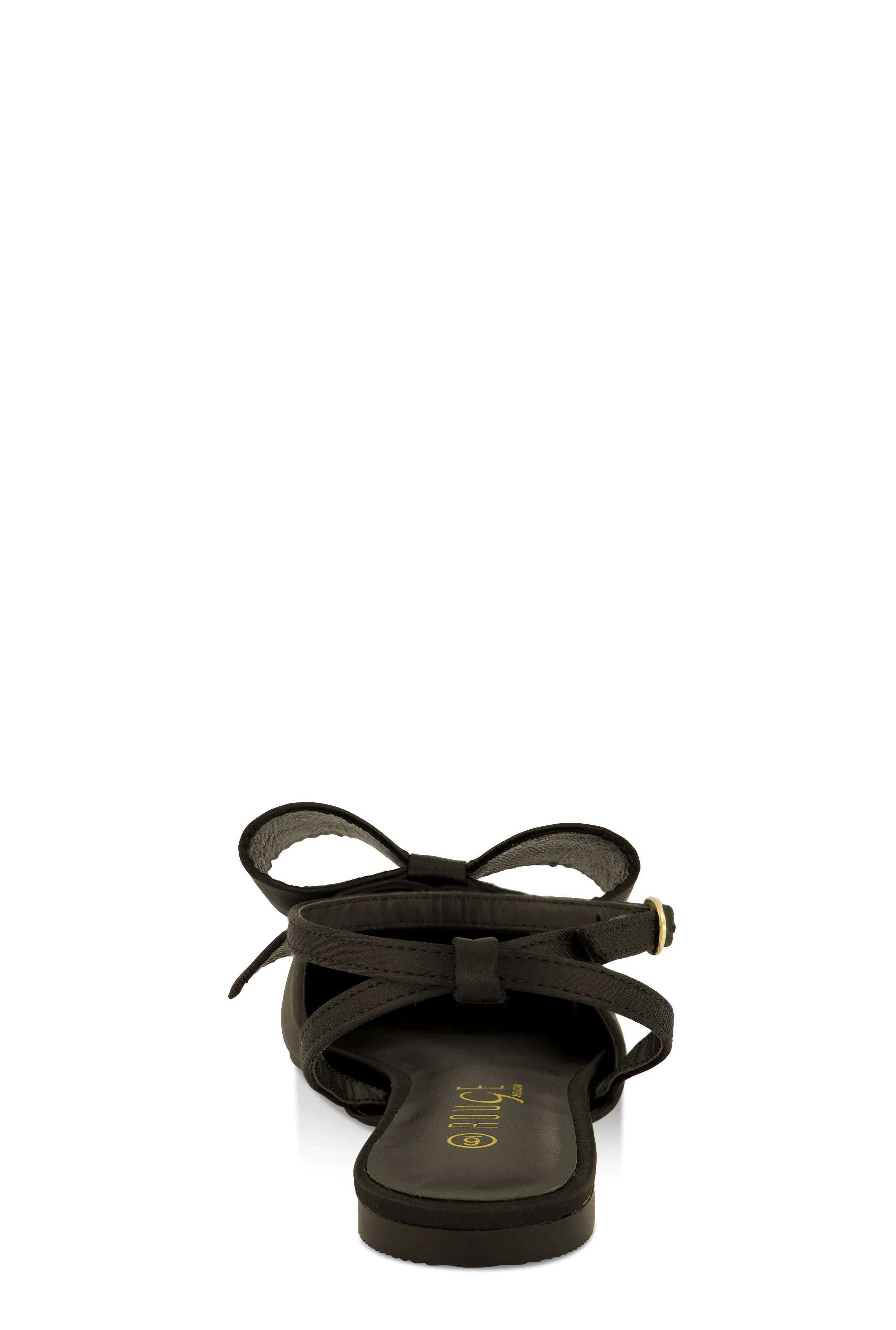 Bow Pointed Toe Ankle Strap Flats sold by Rainbow product image thumbnail 3