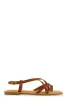 Criss Cross Strappy Thong Sandals sold by Rainbow