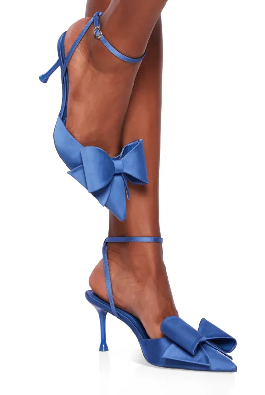 Bow Ankle Strap Pointed Toe Pumps sold by Rainbow