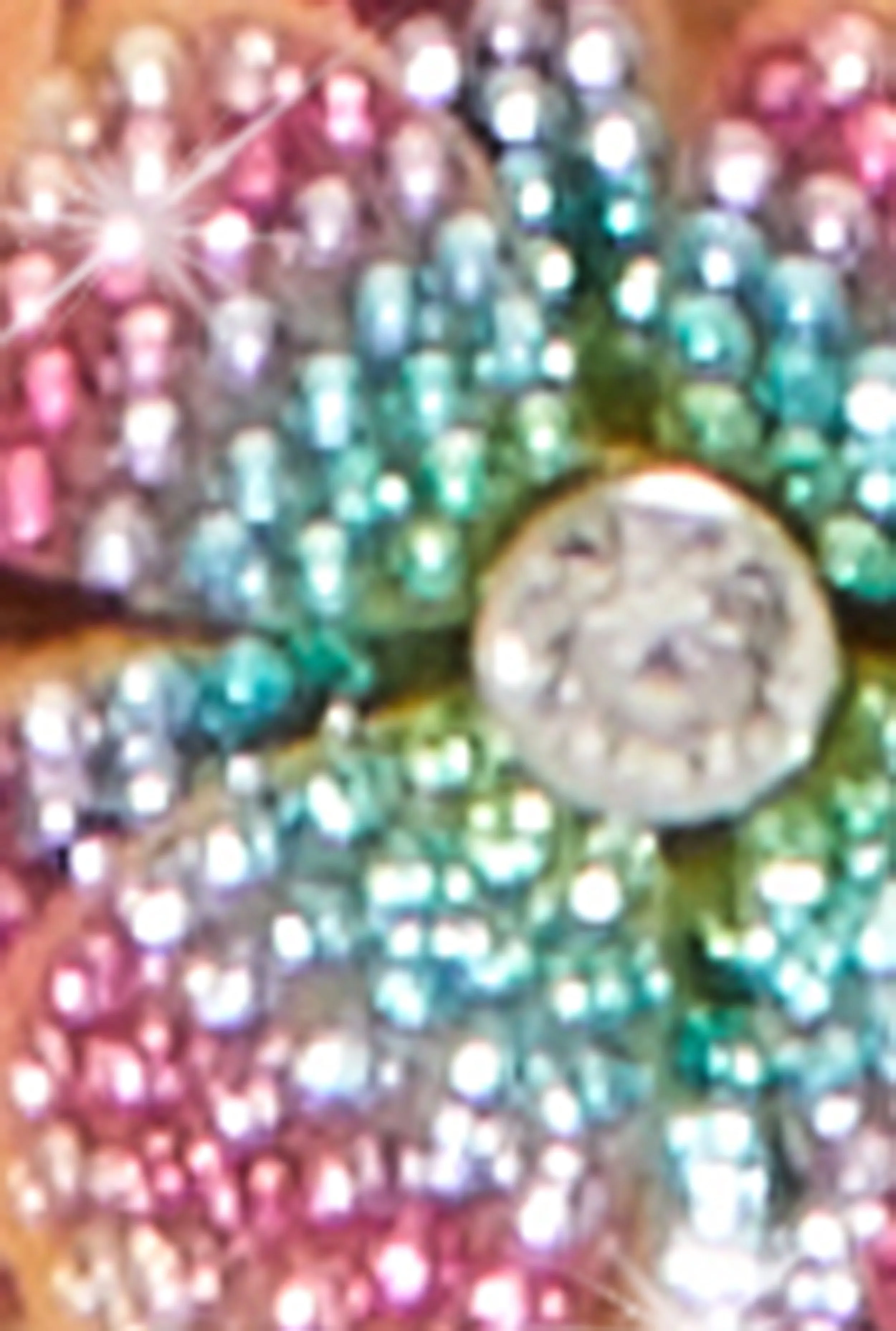 Rhinestone Studded Floral Band Ankle Strap Sandals sold by Rainbow product image thumbnail 4