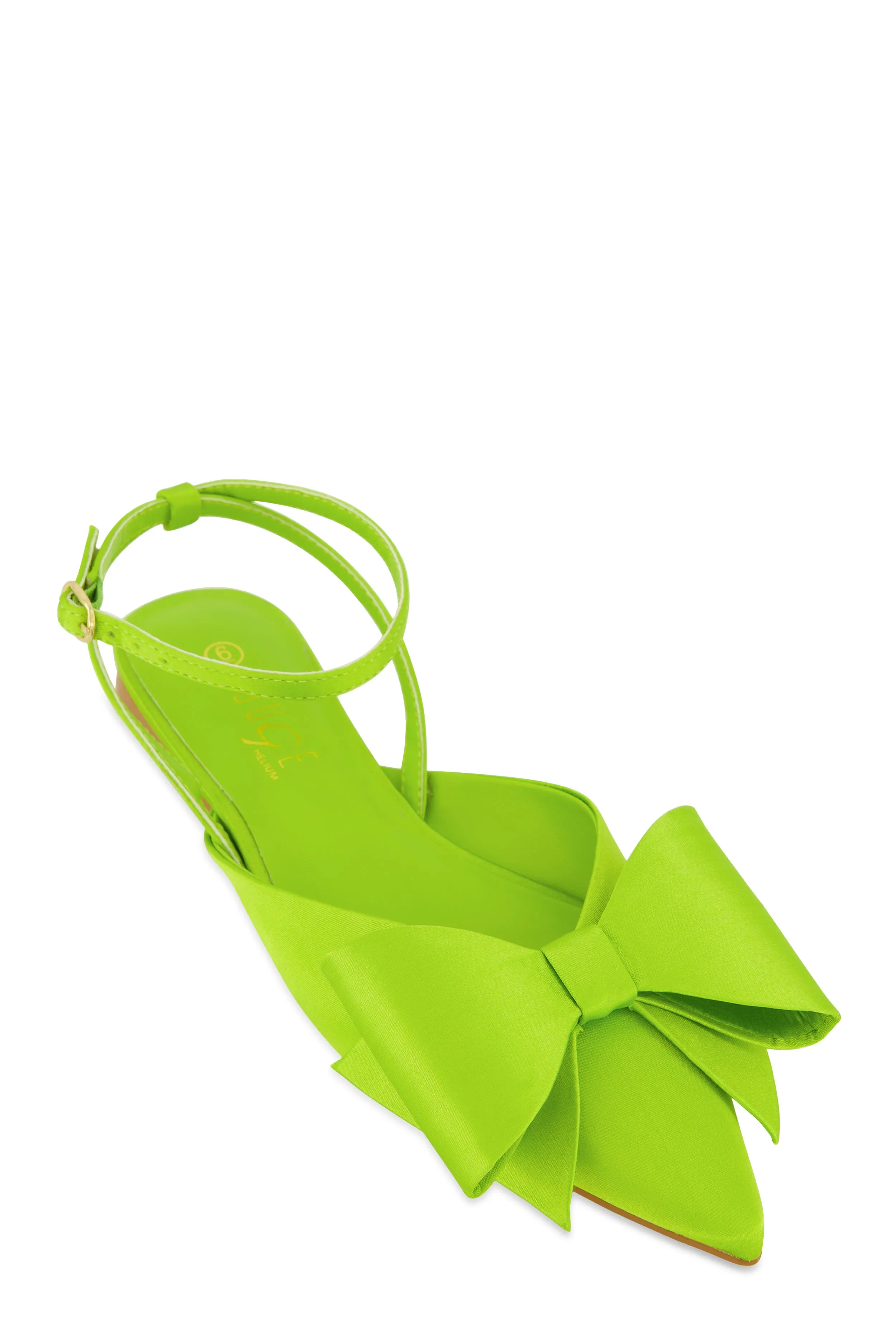 Bow Pointed Toe Ankle Strap Flats sold by Rainbow