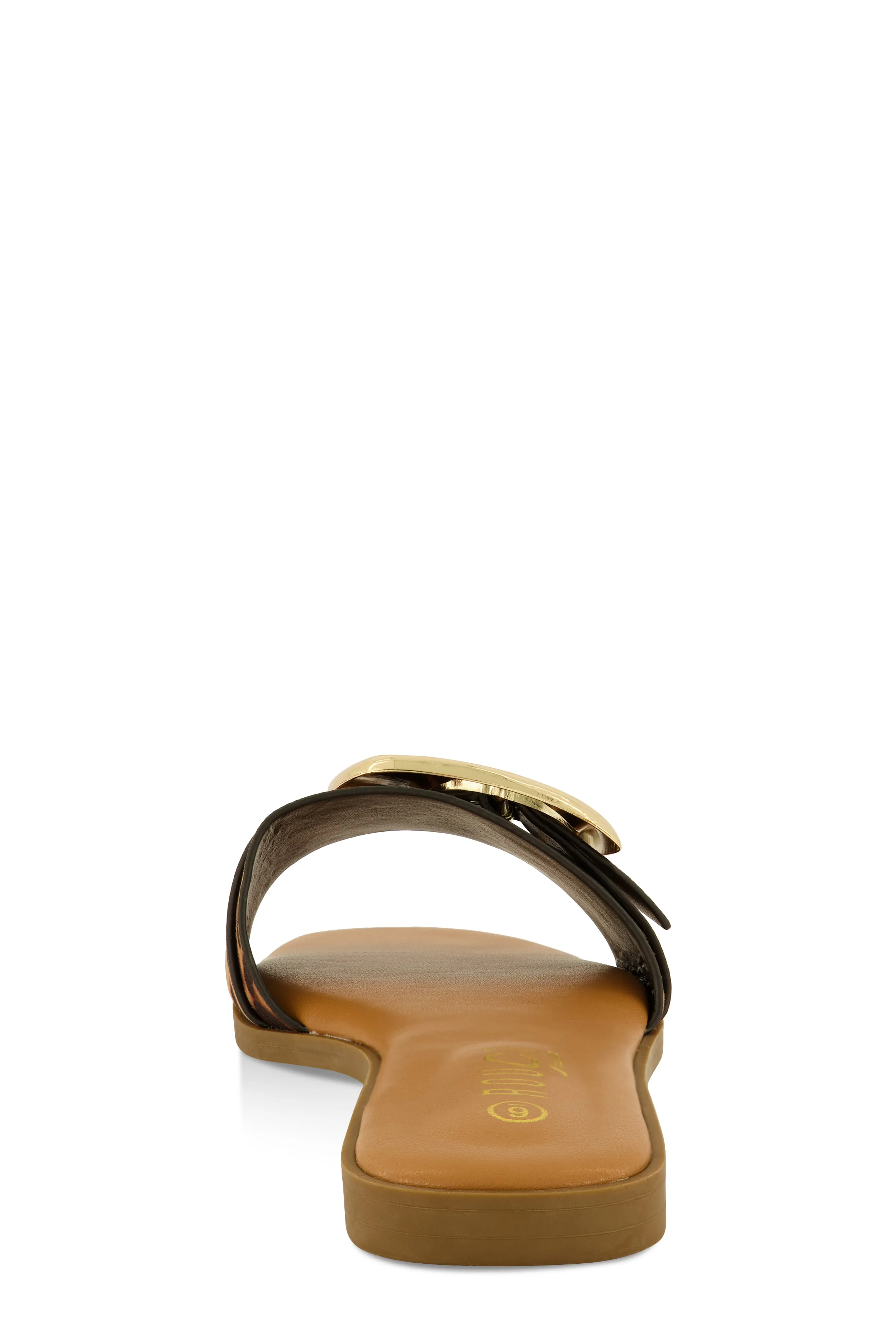 Metallic Buckle Band Slide Sandals sold by Rainbow product image thumbnail 3