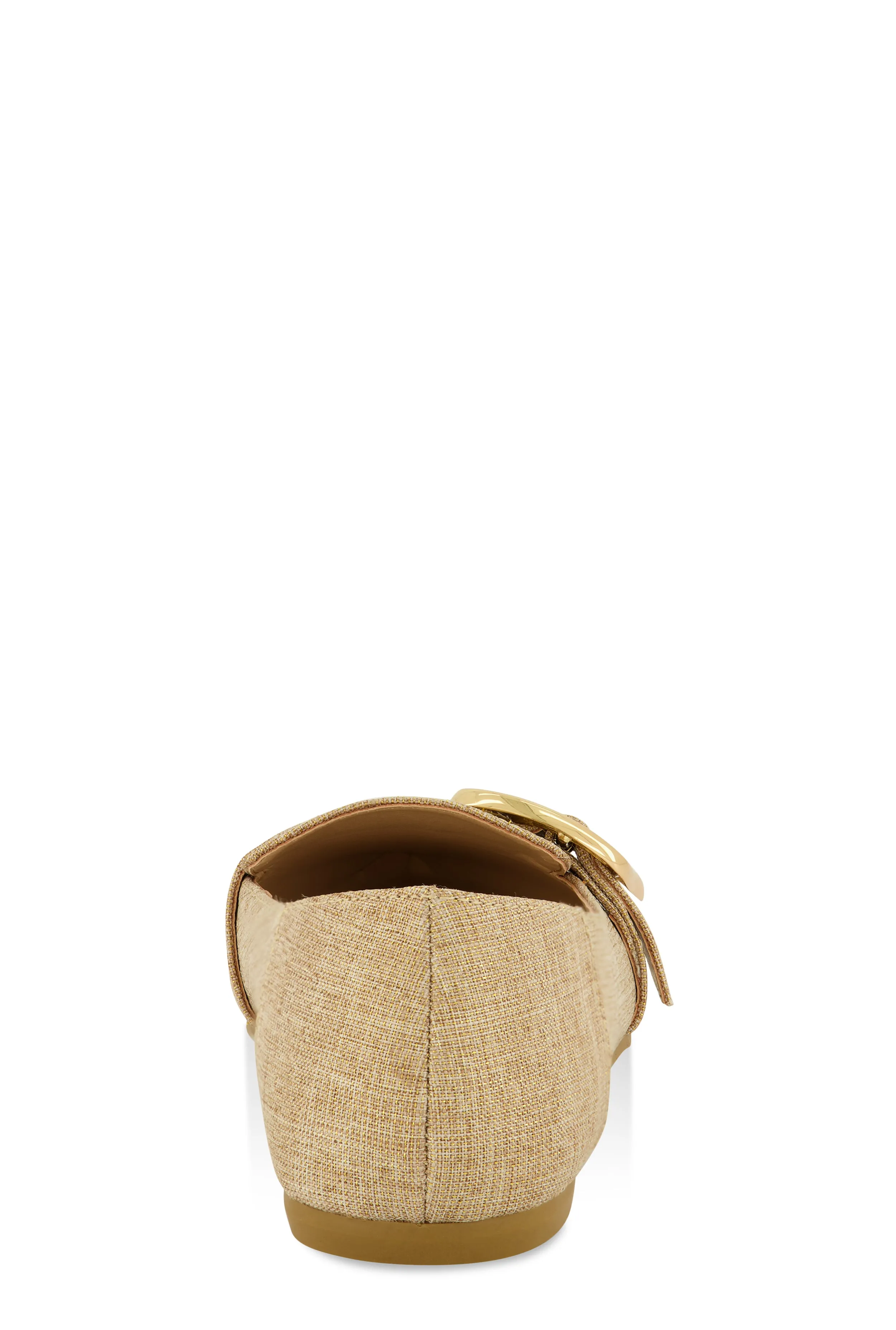 Metallic Buckle Pointed Toe Flats sold by Rainbow product image thumbnail 3