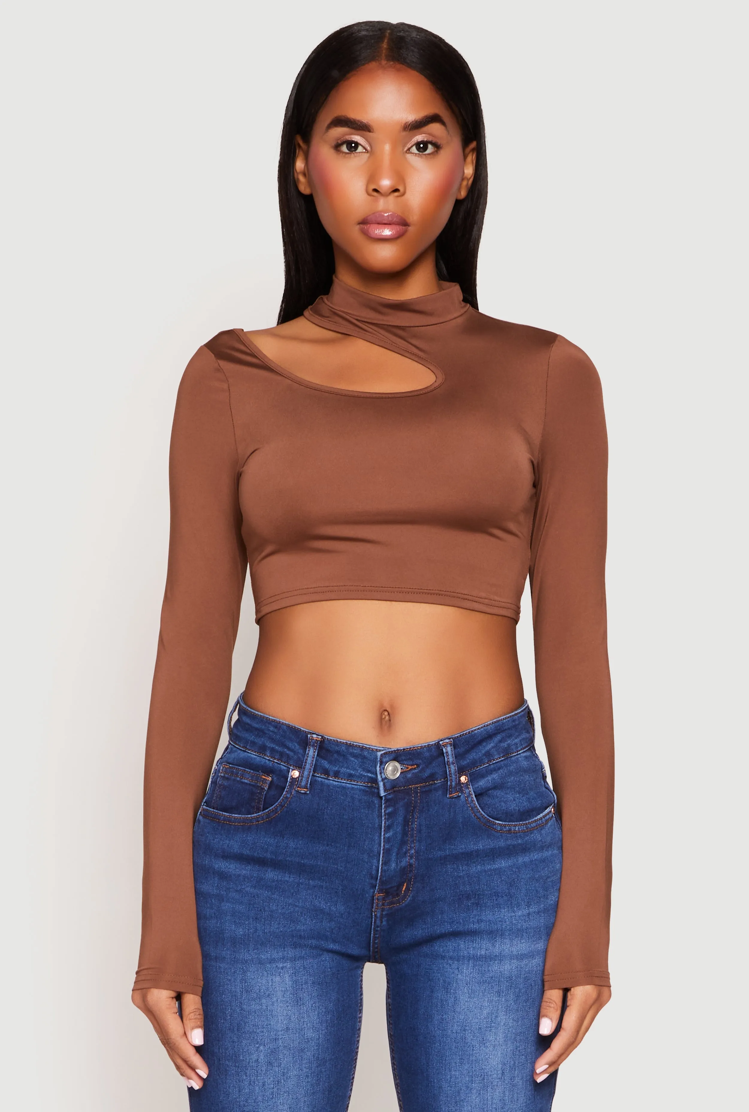 Daisy Keyhole Shoulder Crop Top sold by Rainbow product image thumbnail 2