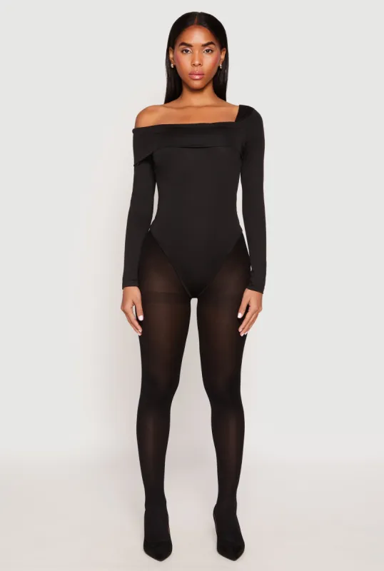 Daisy One Shoulder Bodysuit sold by Rainbow