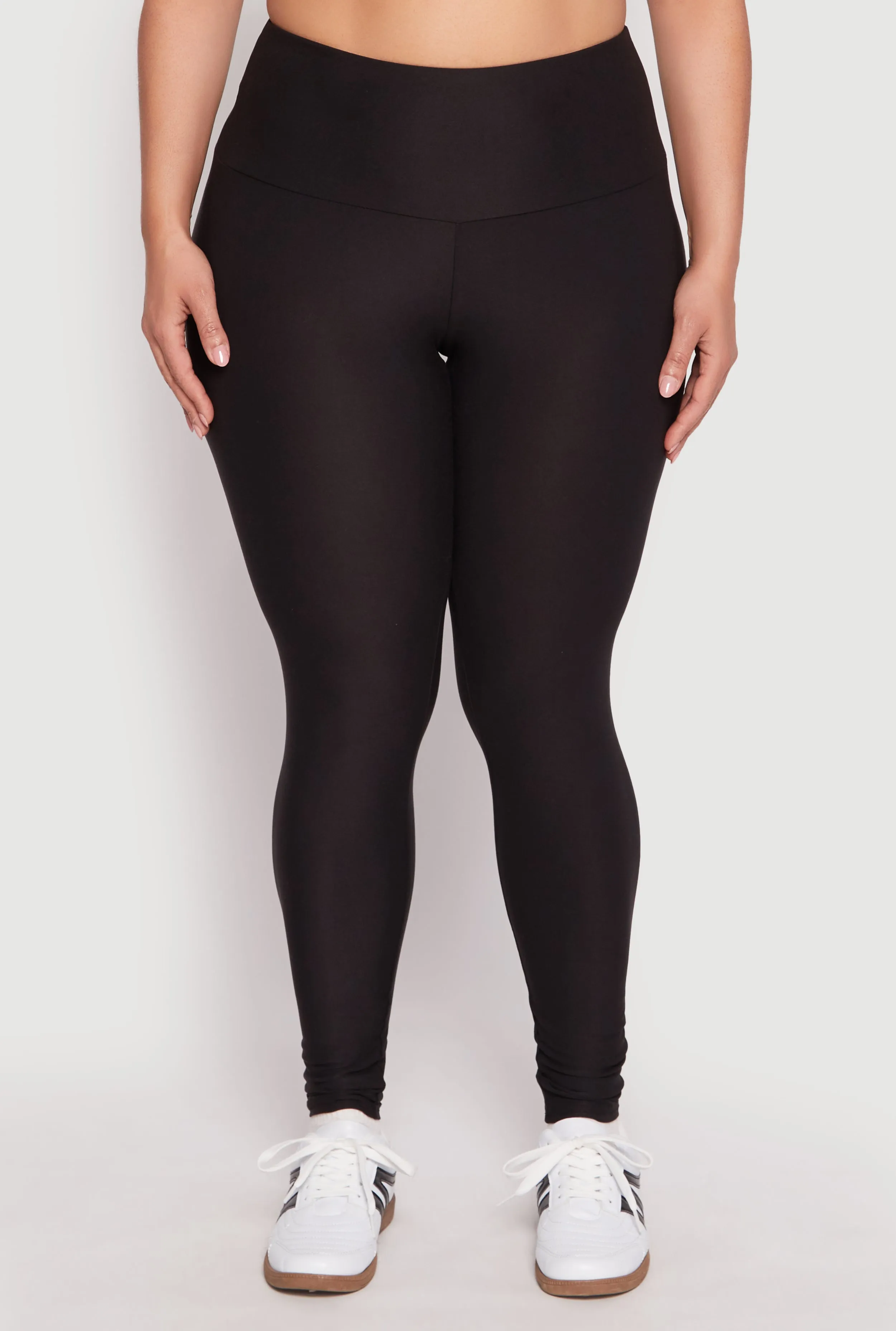 Plus Size Wide Band High Waist Leggings sold by Rainbow product image thumbnail 3