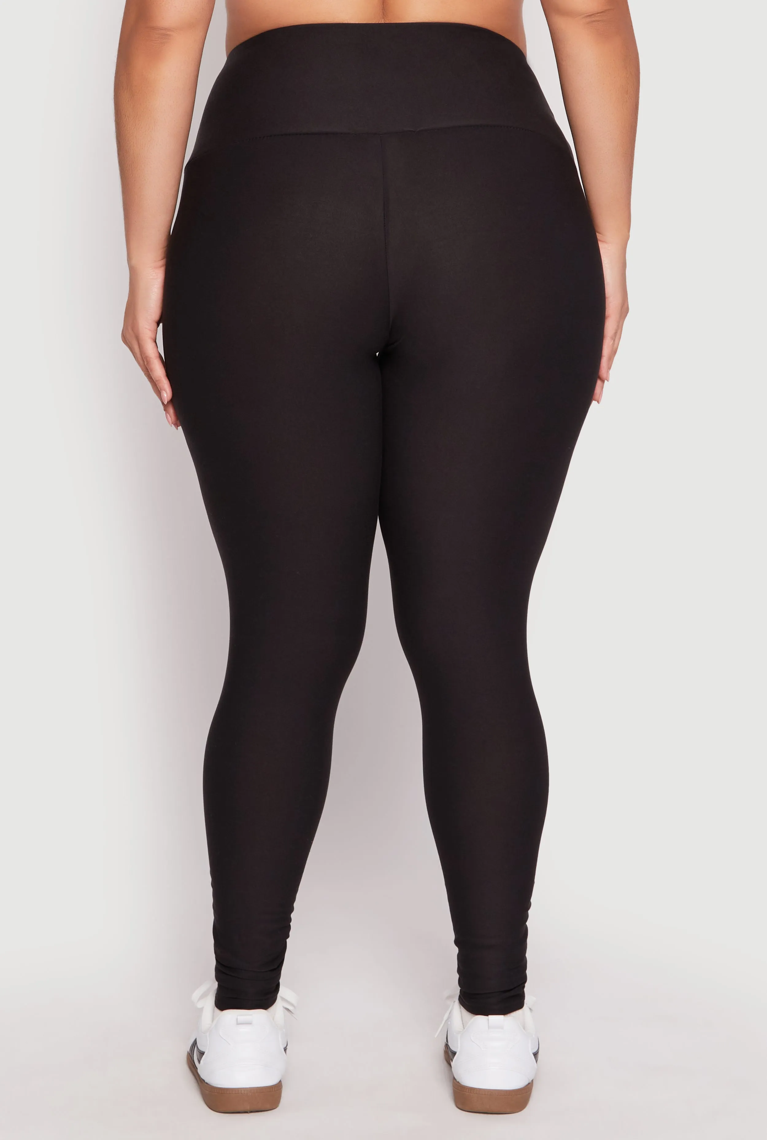 Plus Size Wide Band High Waist Leggings sold by Rainbow product image thumbnail 5