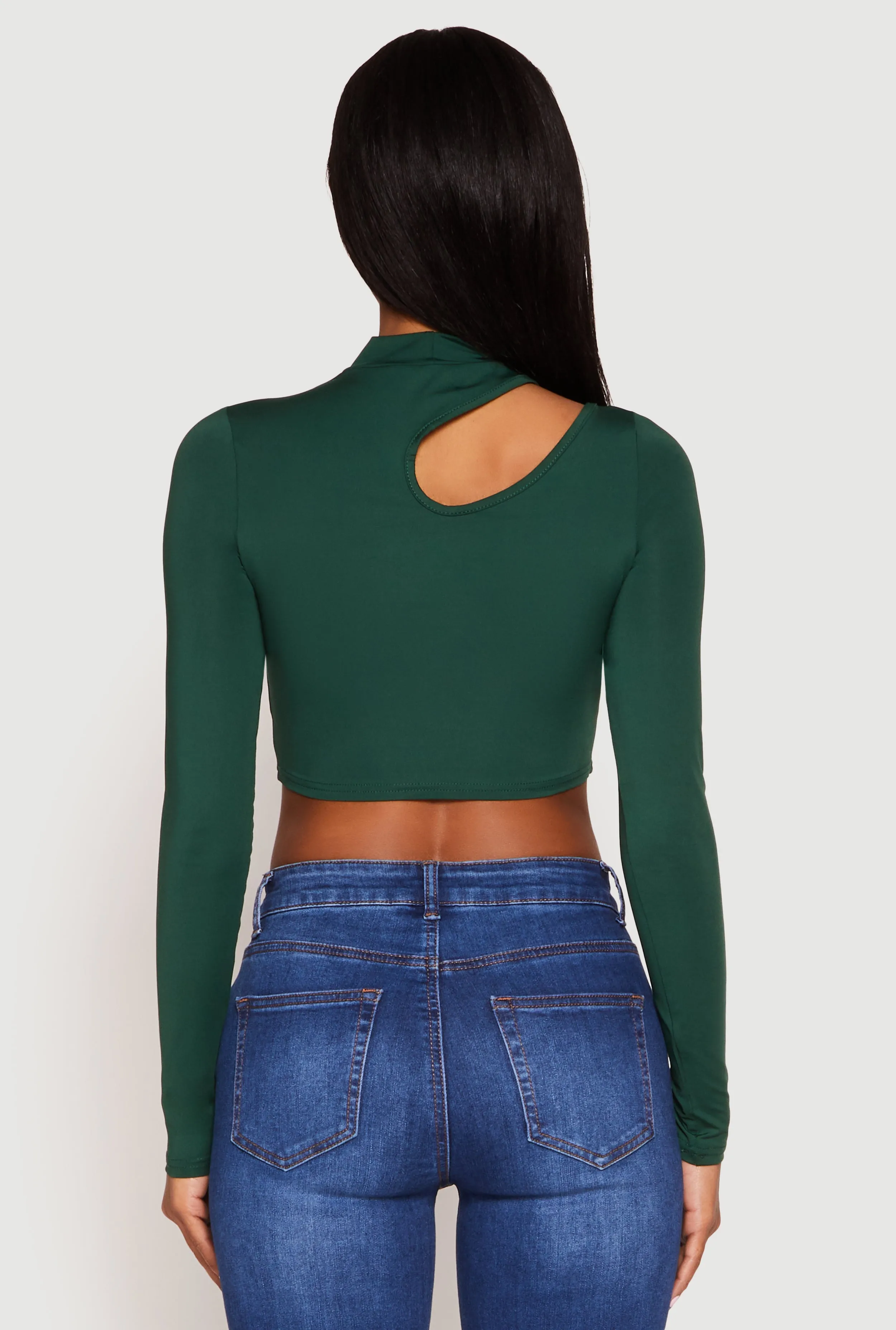 Daisy Keyhole Shoulder Crop Top sold by Rainbow product image thumbnail 5