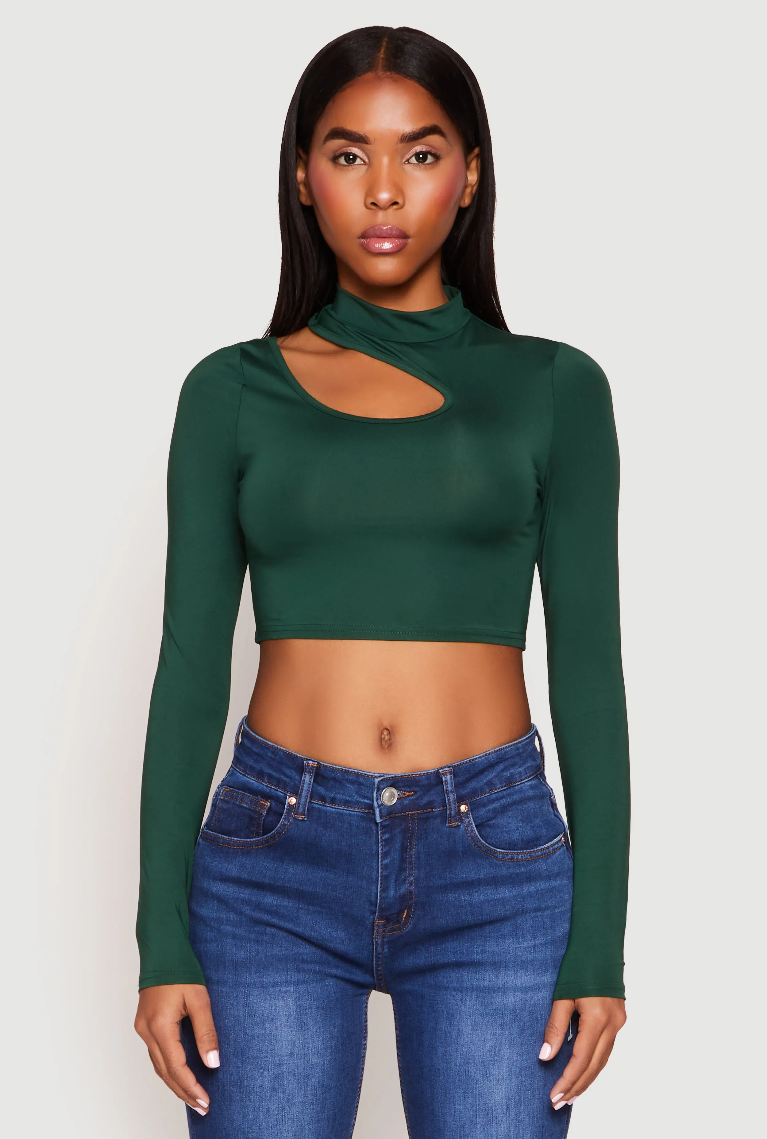 Daisy Keyhole Shoulder Crop Top sold by Rainbow product image thumbnail 2