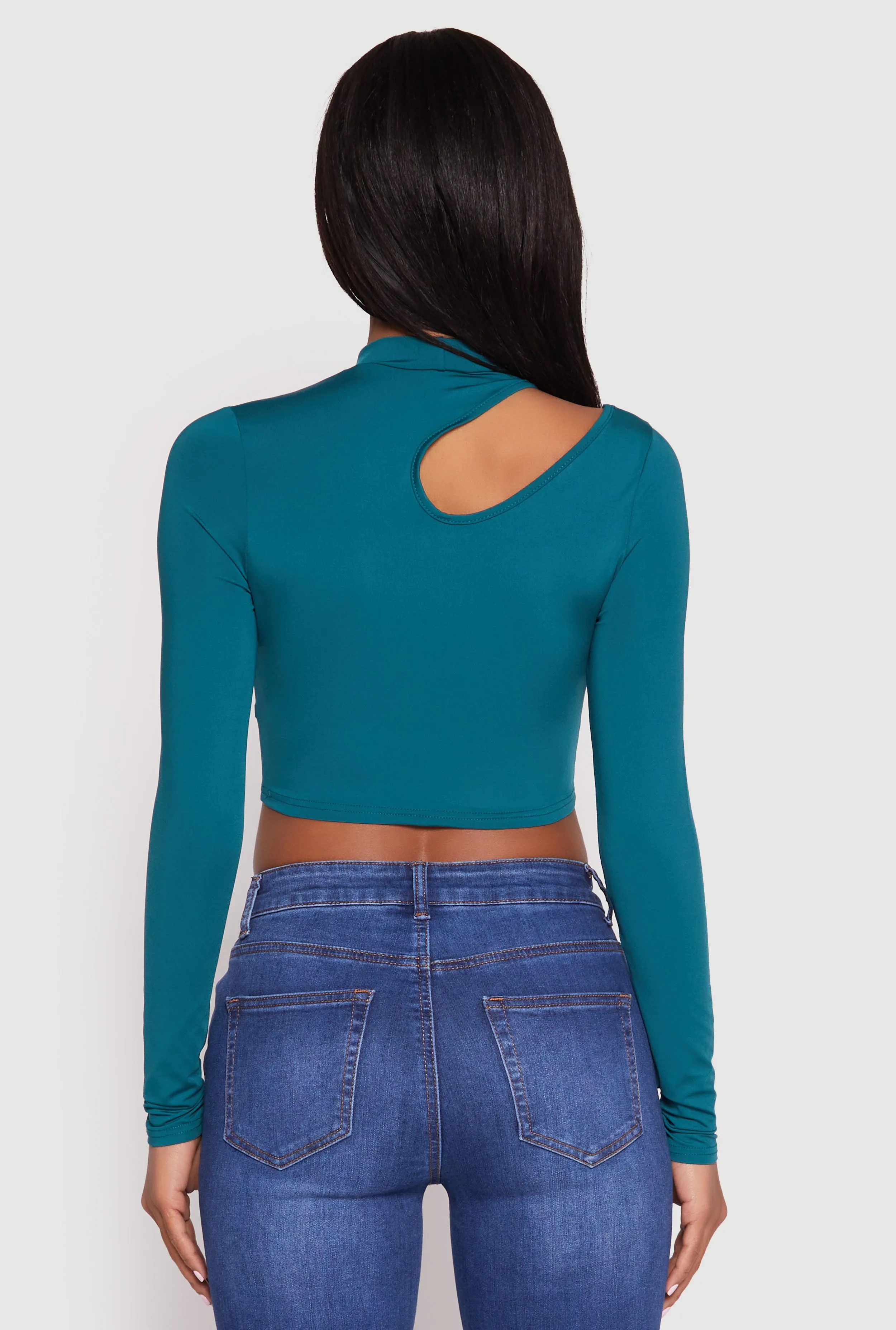Daisy Keyhole Shoulder Crop Top sold by Rainbow product image thumbnail 5