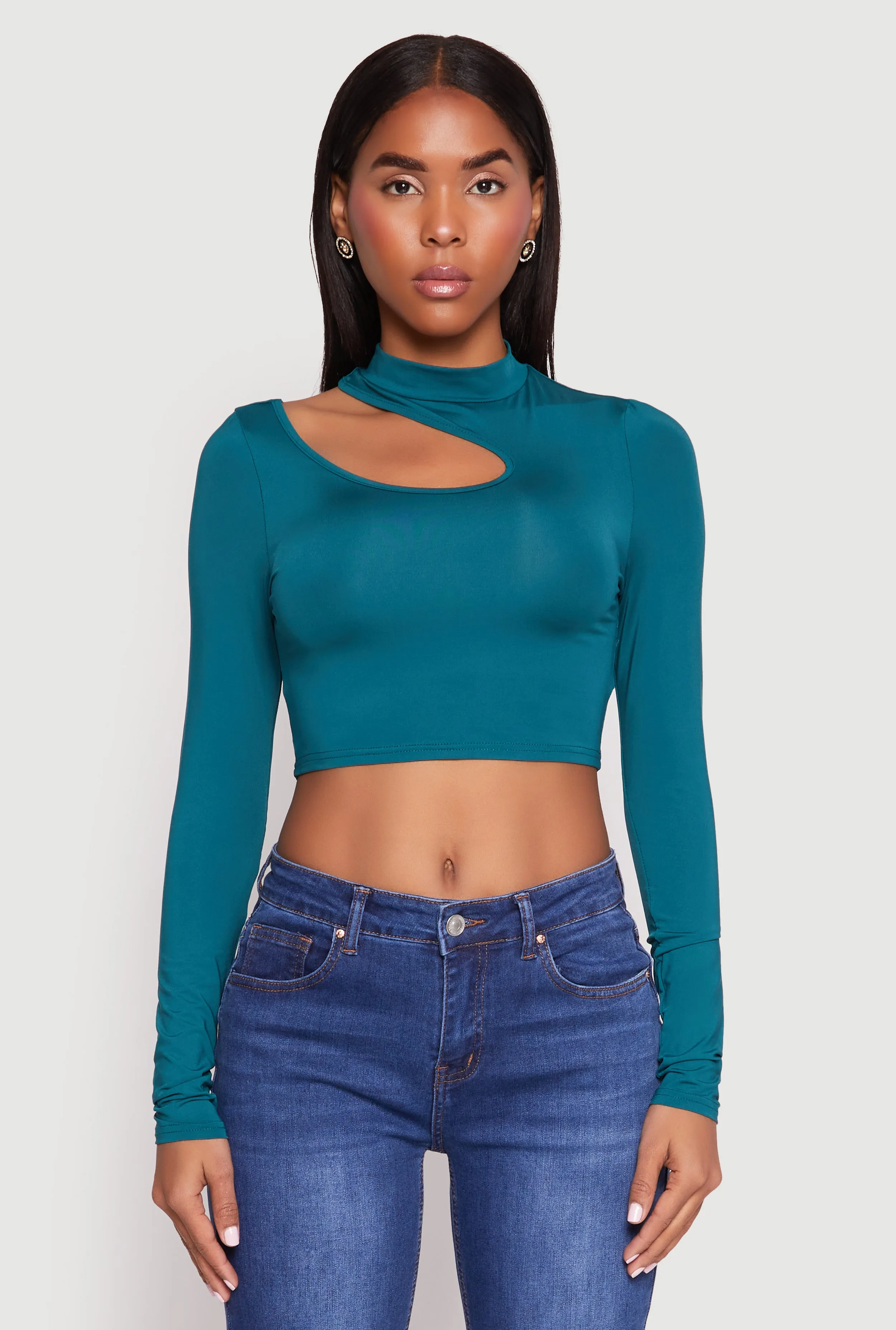 Daisy Keyhole Shoulder Crop Top sold by Rainbow product image thumbnail 2