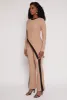 Textured Knit Asymmetrical Top sold by Rainbow