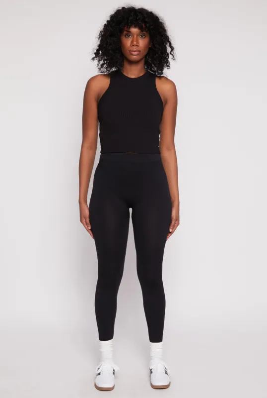 Seamless High Waisted Leggings sold by Rainbow