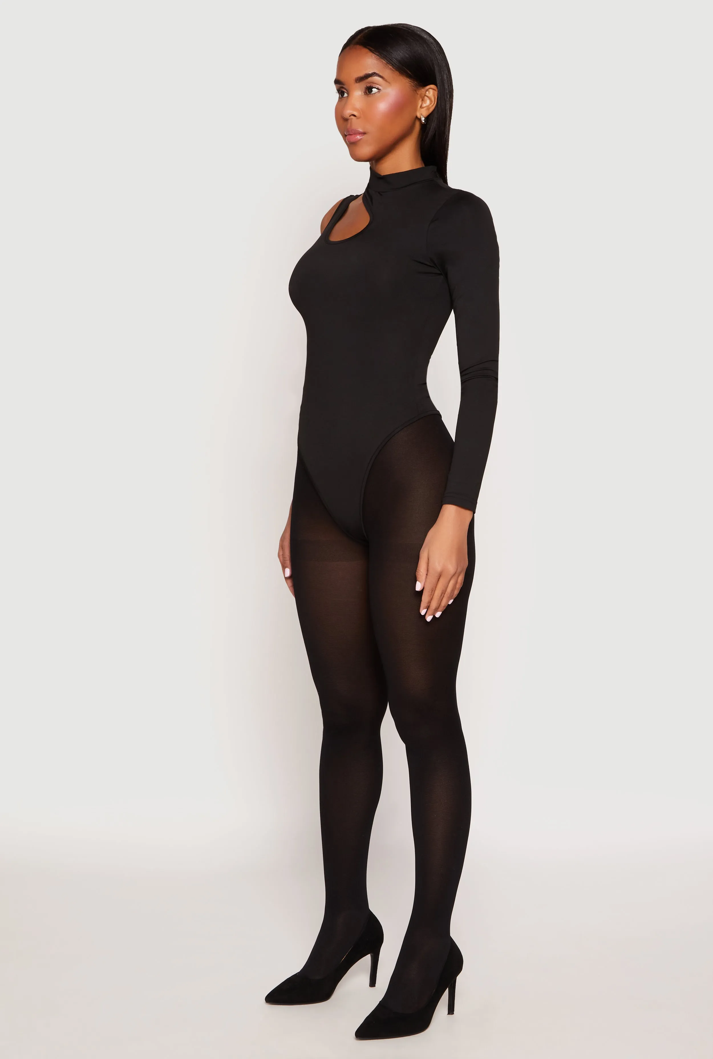 Daisy Keyhole One Shoulder Bodysuit sold by Rainbow product image thumbnail 3