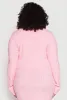 Plus Size Daisy Cable Knit Crew Neck Sweater sold by Rainbow
