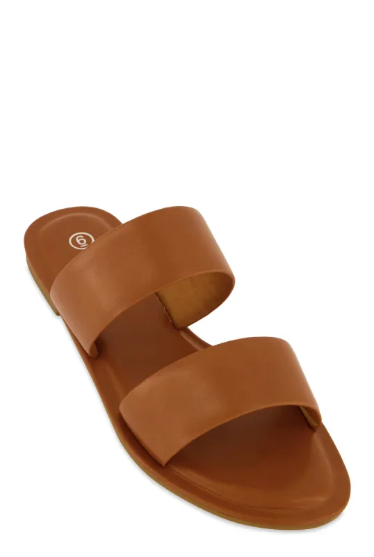 Double Band Slide Sandals sold by Rainbow