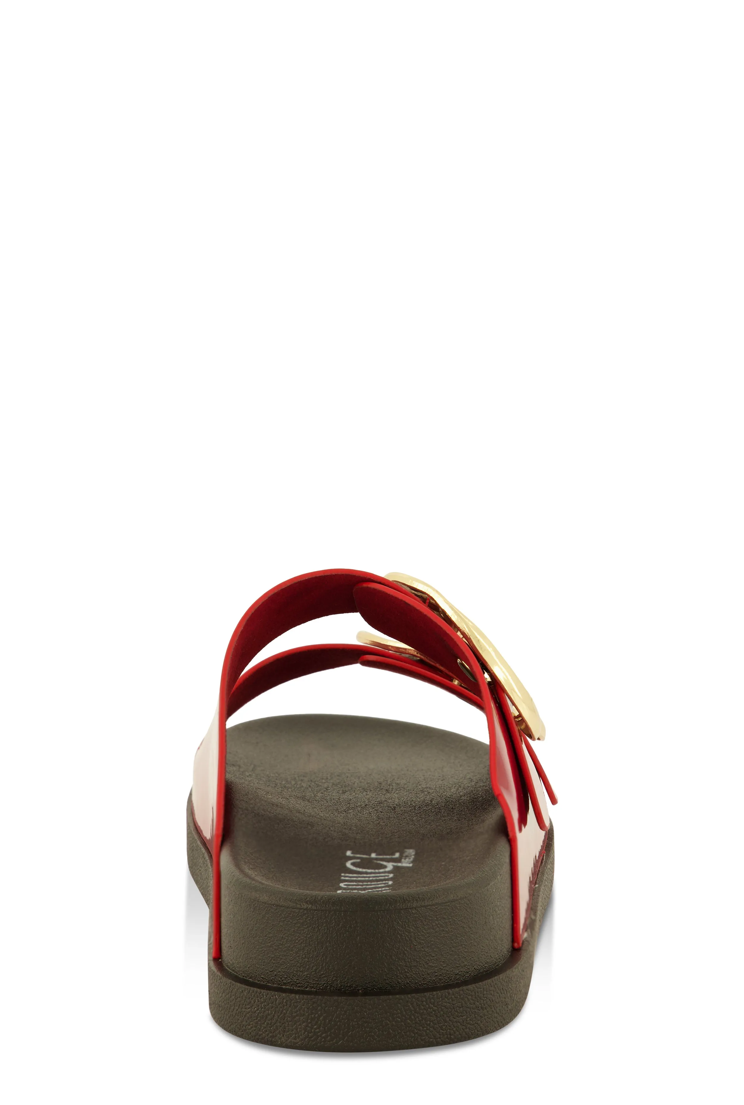 Double Buckle Band Footbed Sandals sold by Rainbow product image thumbnail 3