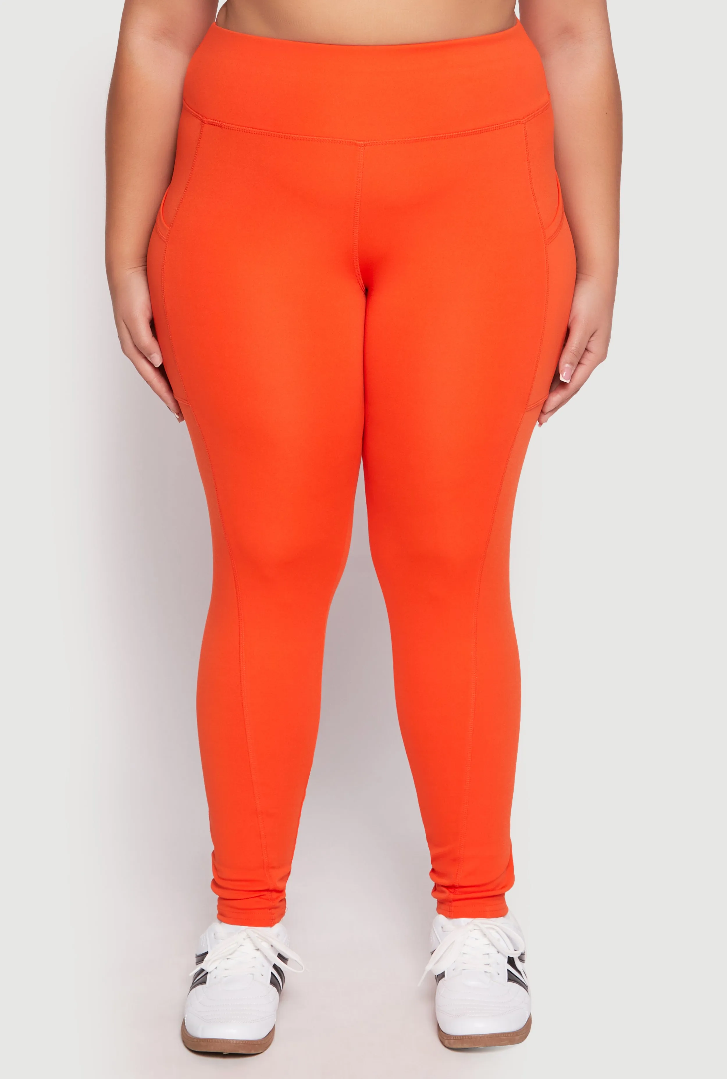 Plus Size High Waist Side Pocket Leggings sold by Rainbow product image thumbnail 3