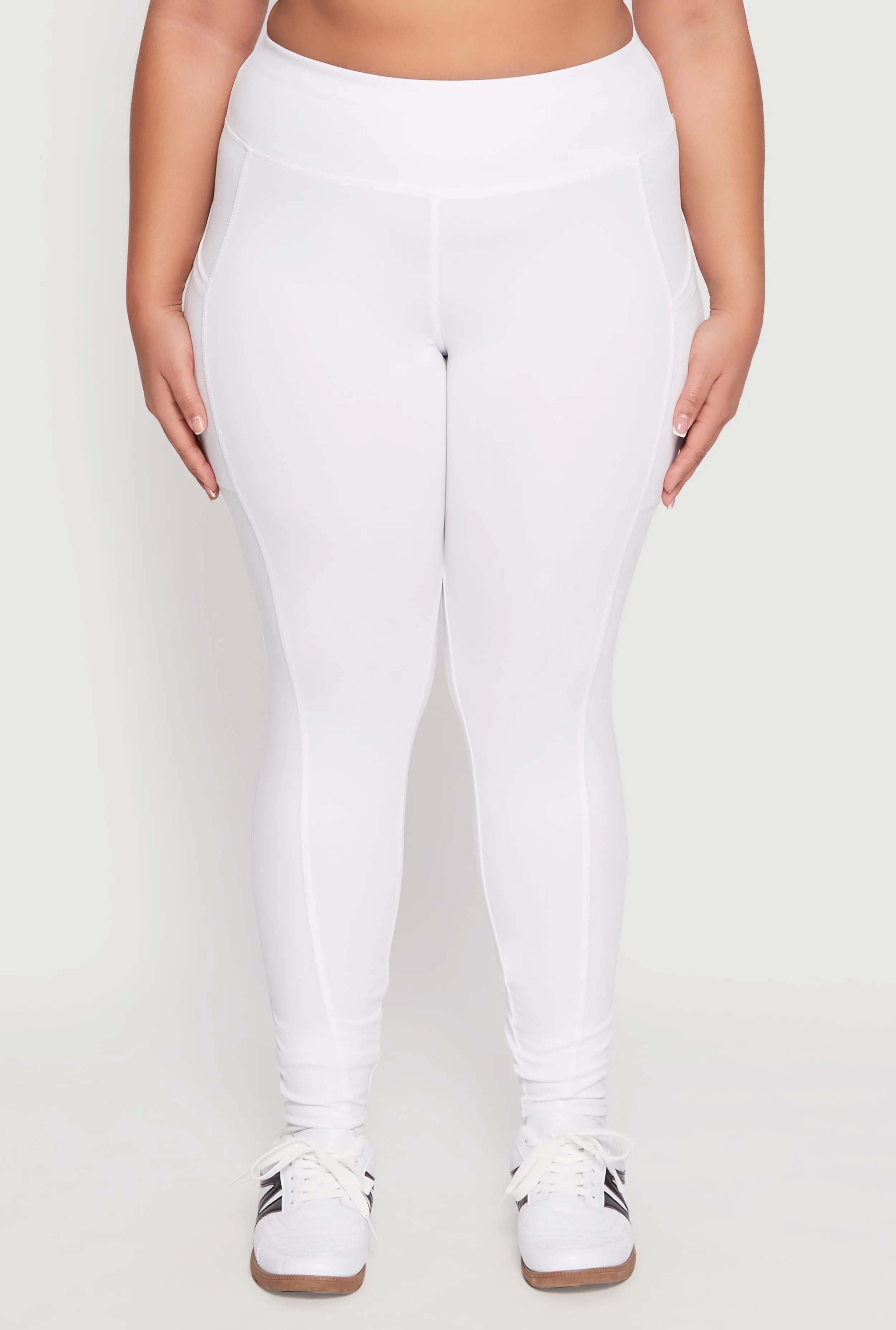 Plus Size High Waist Side Pocket Leggings sold by Rainbow product image thumbnail 3