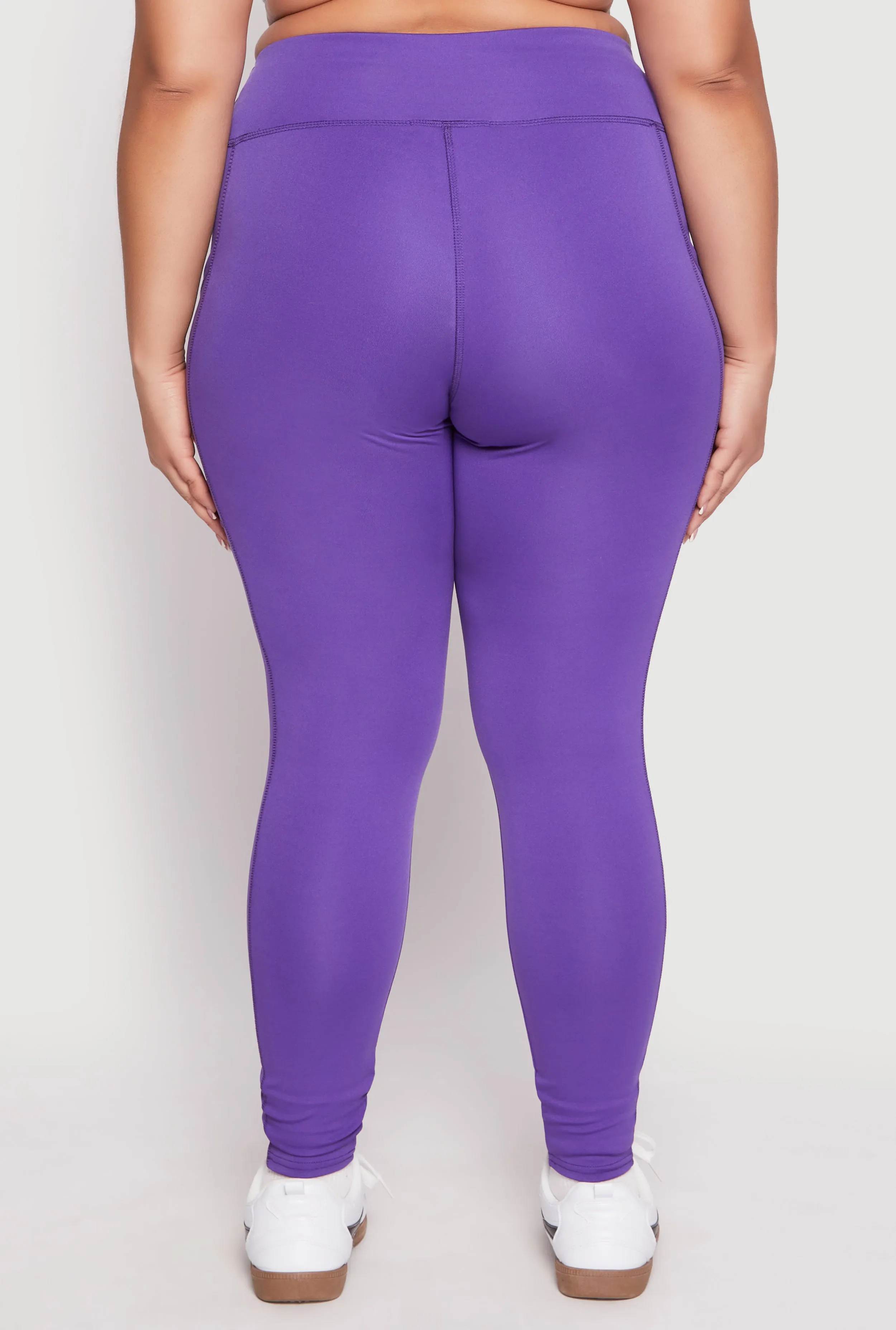 Plus Size High Waist Side Pocket Leggings sold by Rainbow product image thumbnail 5