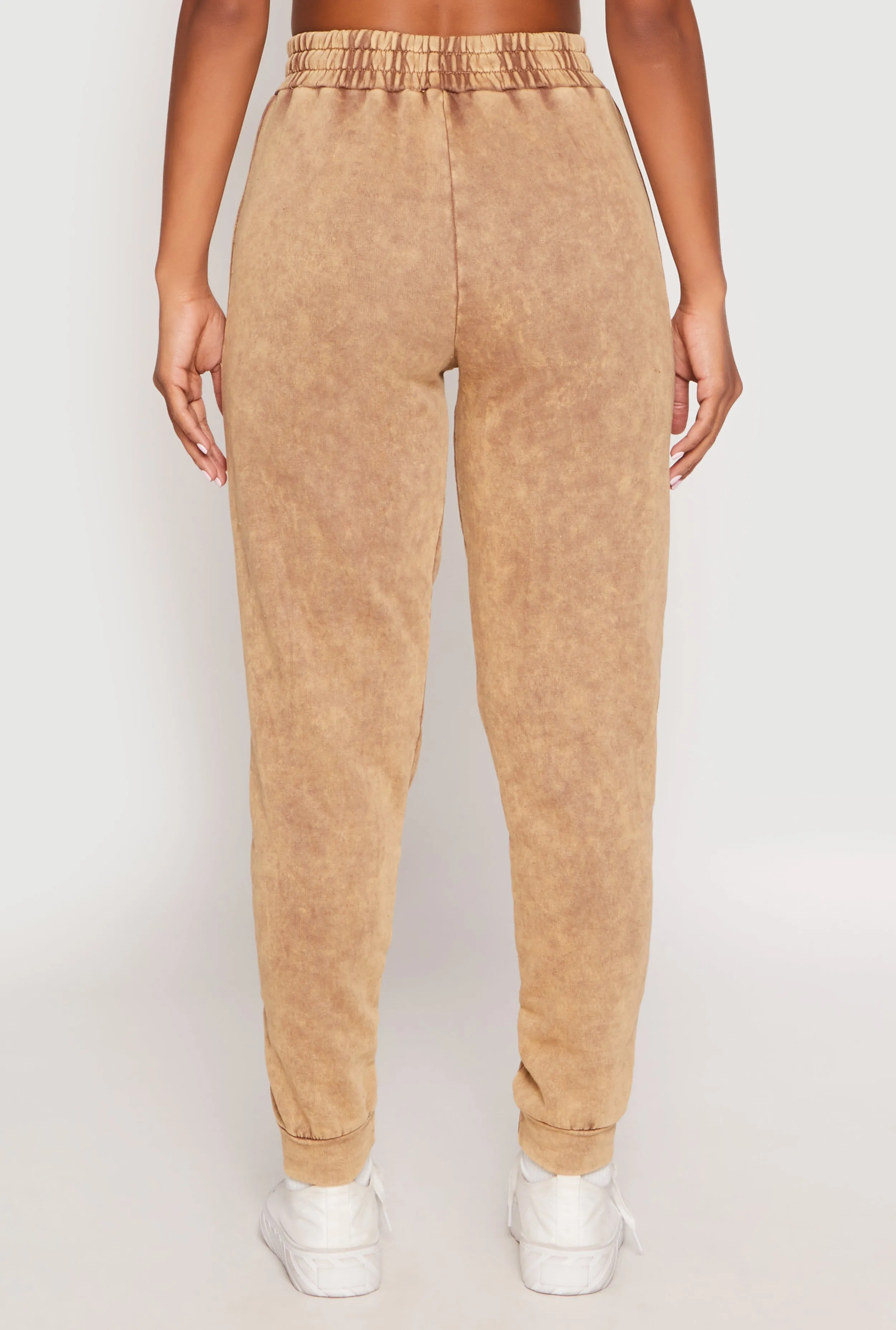 French Terry Acid Wash Ruched Joggers sold by Rainbow product image thumbnail 3