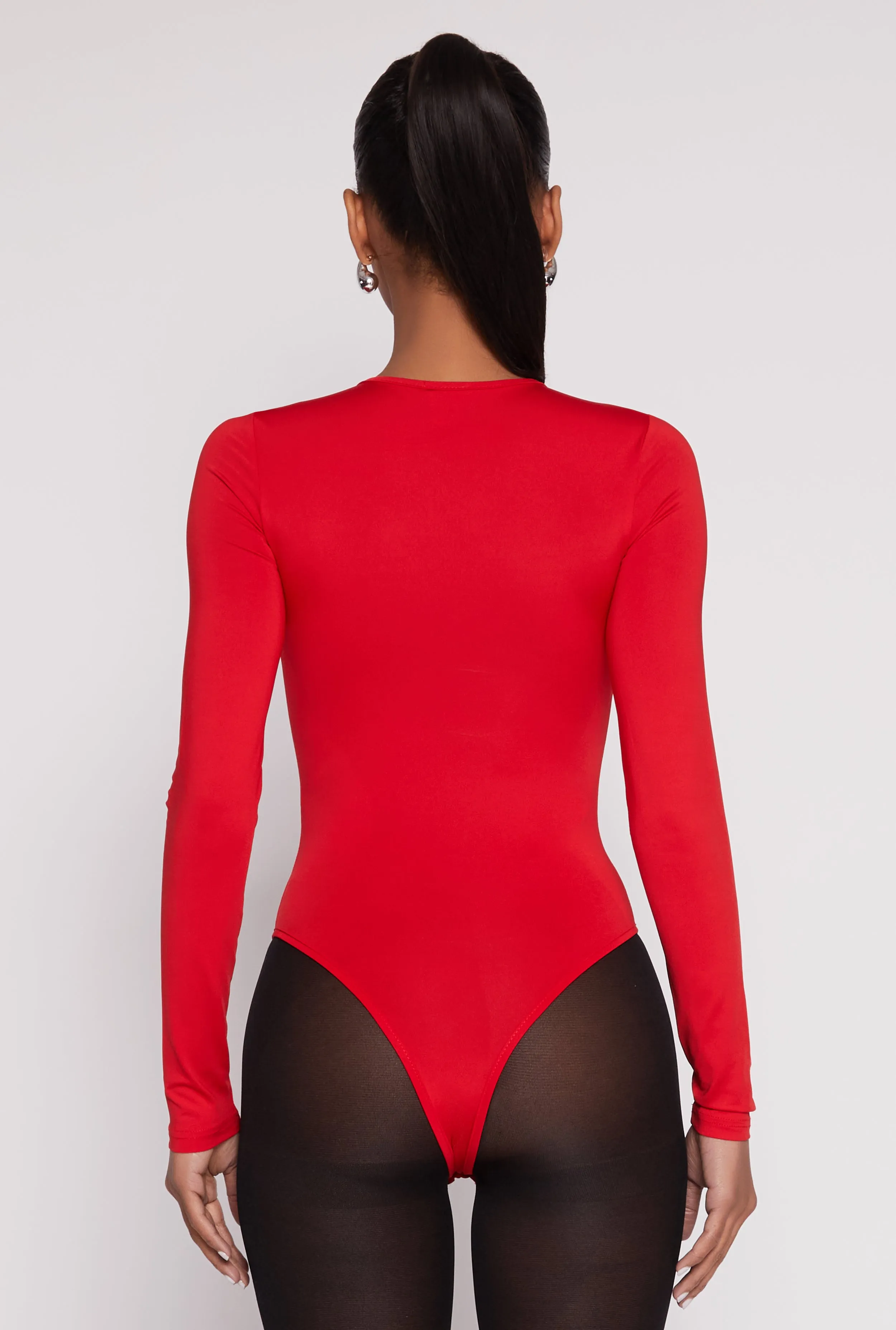 Daisy Crew Neck Long Sleeve Bodysuit sold by Rainbow product image thumbnail 5