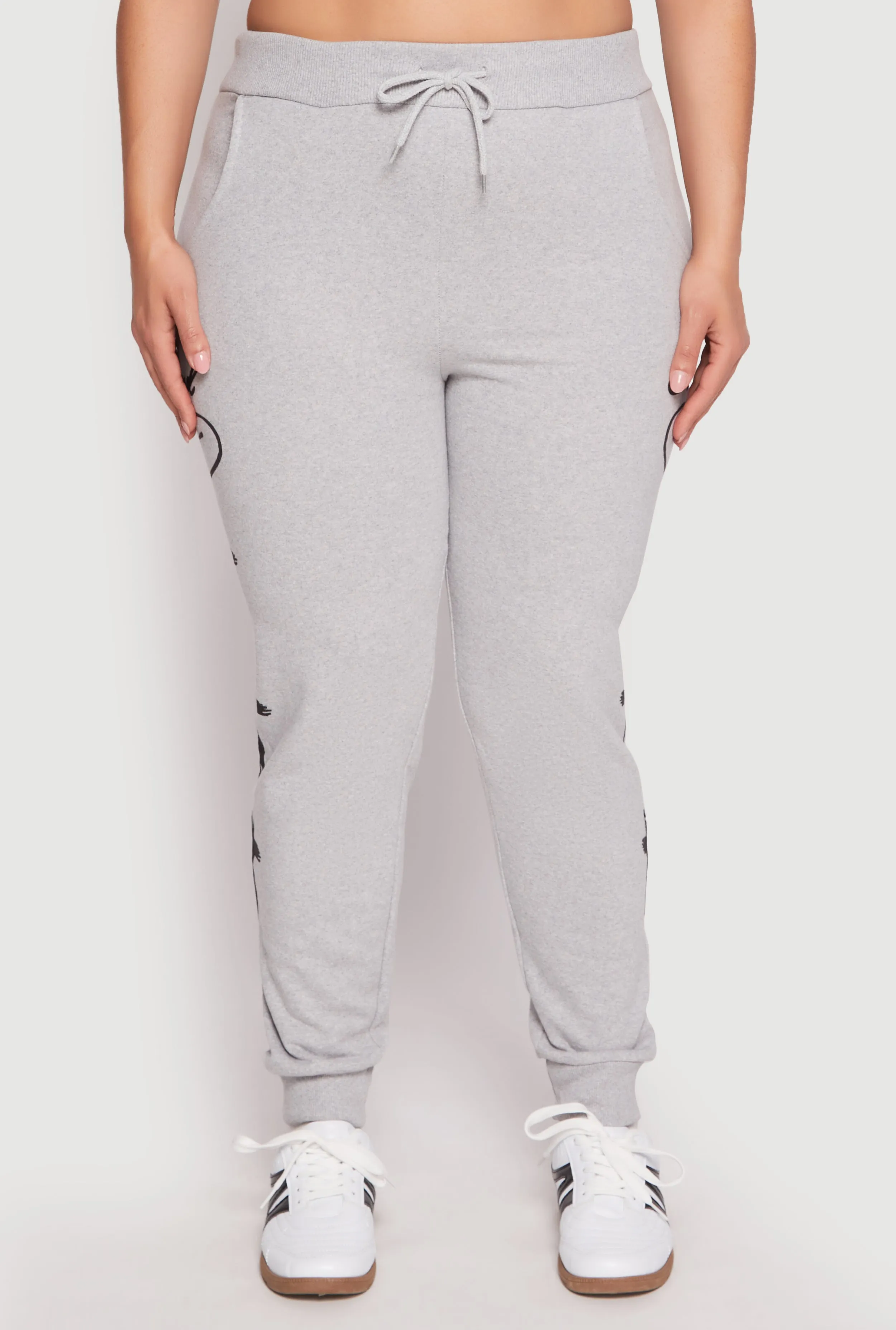 Plus Size Blessed Cross Print Joggers sold by Rainbow product image thumbnail 3