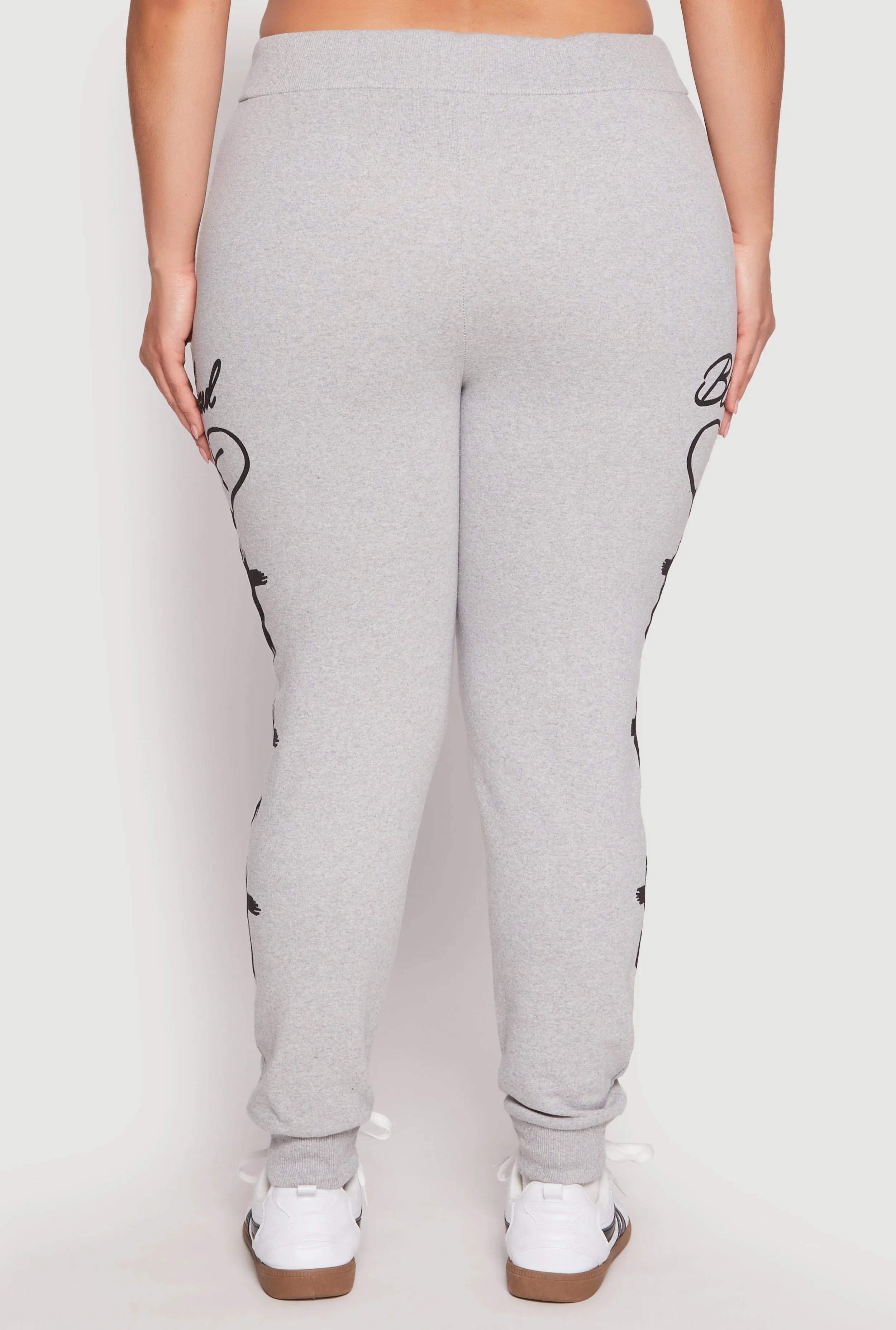 Plus Size Blessed Cross Print Joggers sold by Rainbow product image thumbnail 5