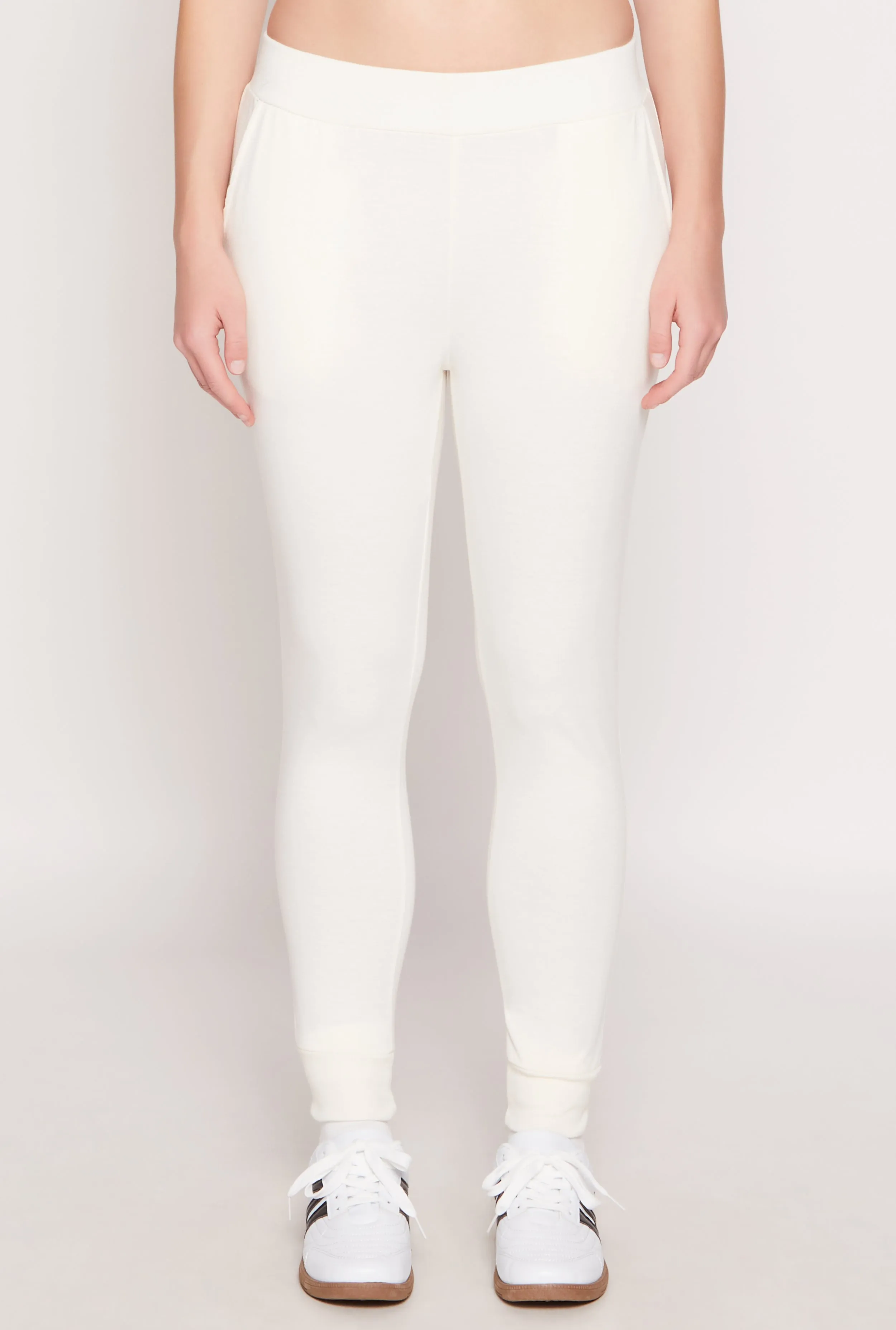 French Terry Pull On High Waisted Joggers sold by Rainbow product image thumbnail 2