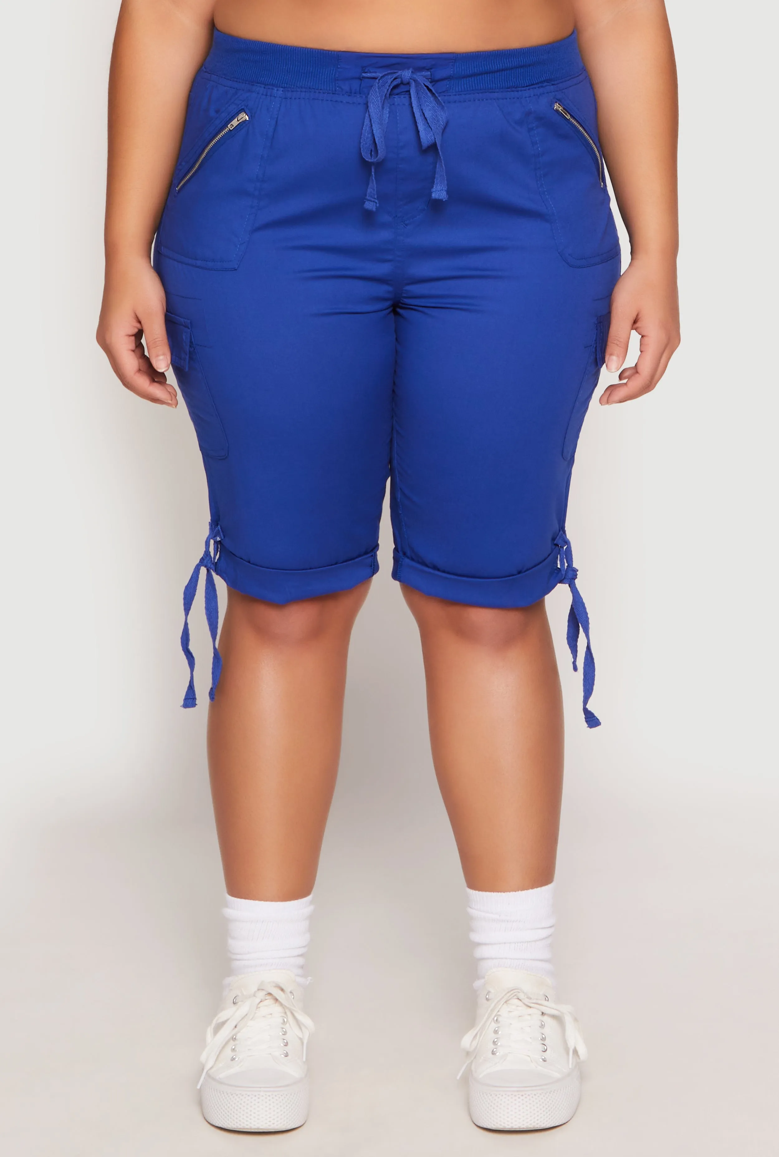 Plus Size Zip Pocket Bermuda Shorts sold by Rainbow product image thumbnail 3