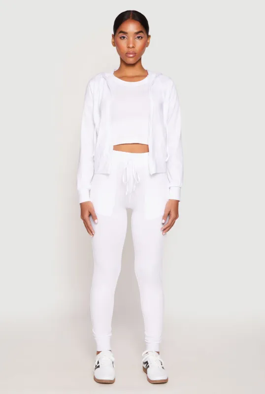 Daisy High Waisted Drawstring Joggers sold by Rainbow