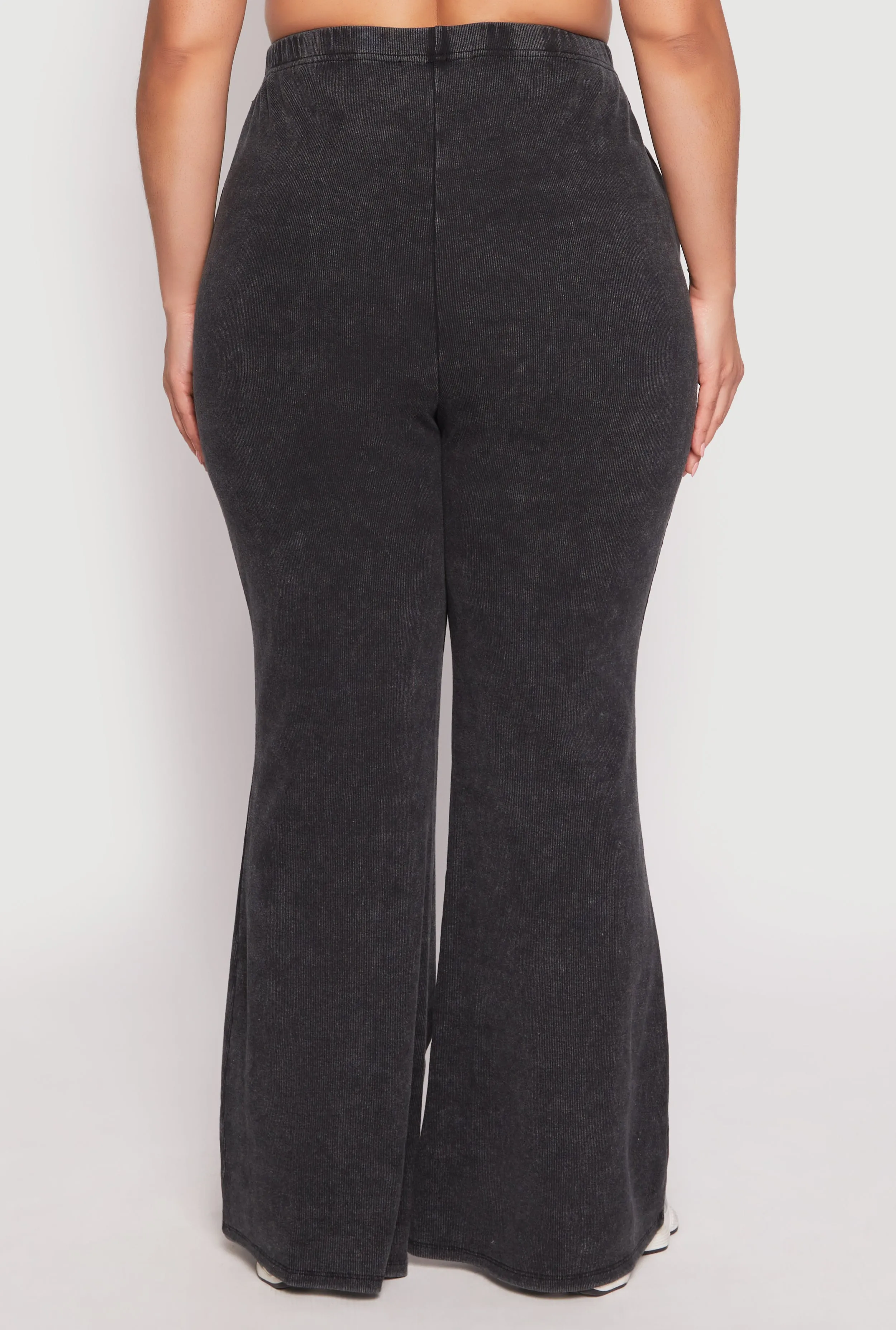 Plus Size Almost Famous Acid Wash Flare Pants sold by Rainbow product image thumbnail 3