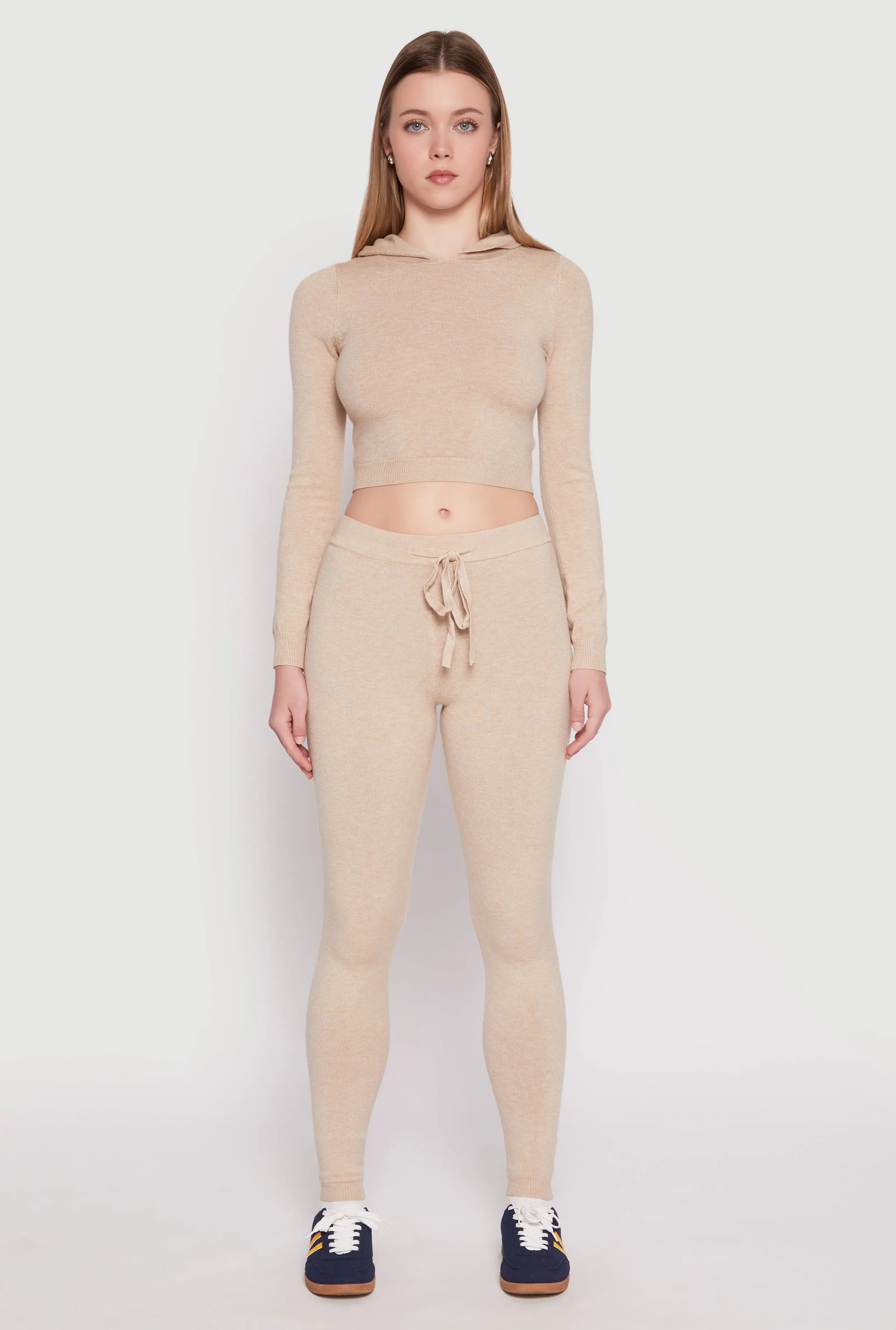 Daisy Brushed Knit High Waist Joggers sold by Rainbow