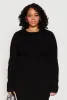 Plus Size Daisy Cable Knit Crew Neck Sweater sold by Rainbow
