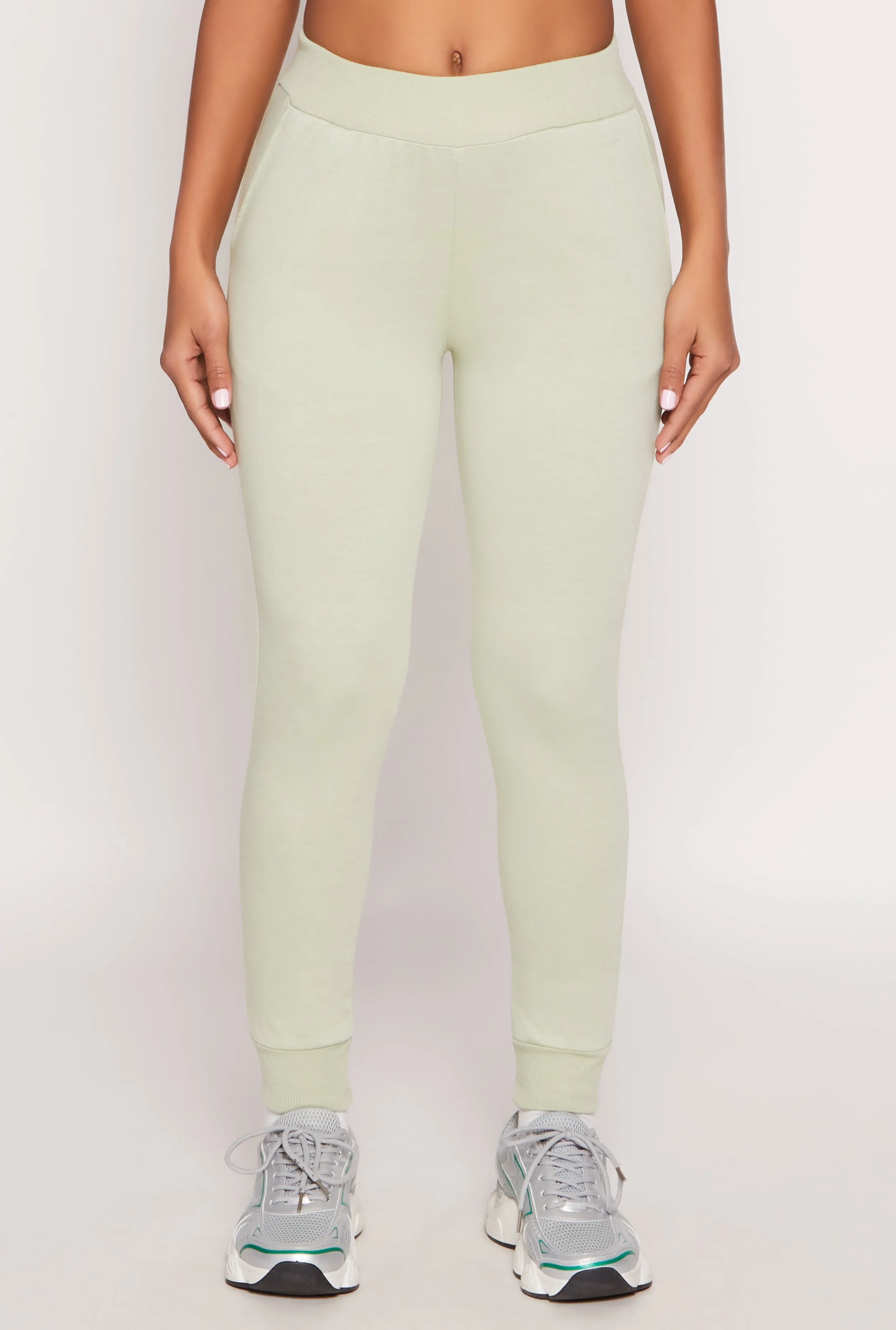 French Terry Pull On High Waisted Joggers sold by Rainbow product image thumbnail 2