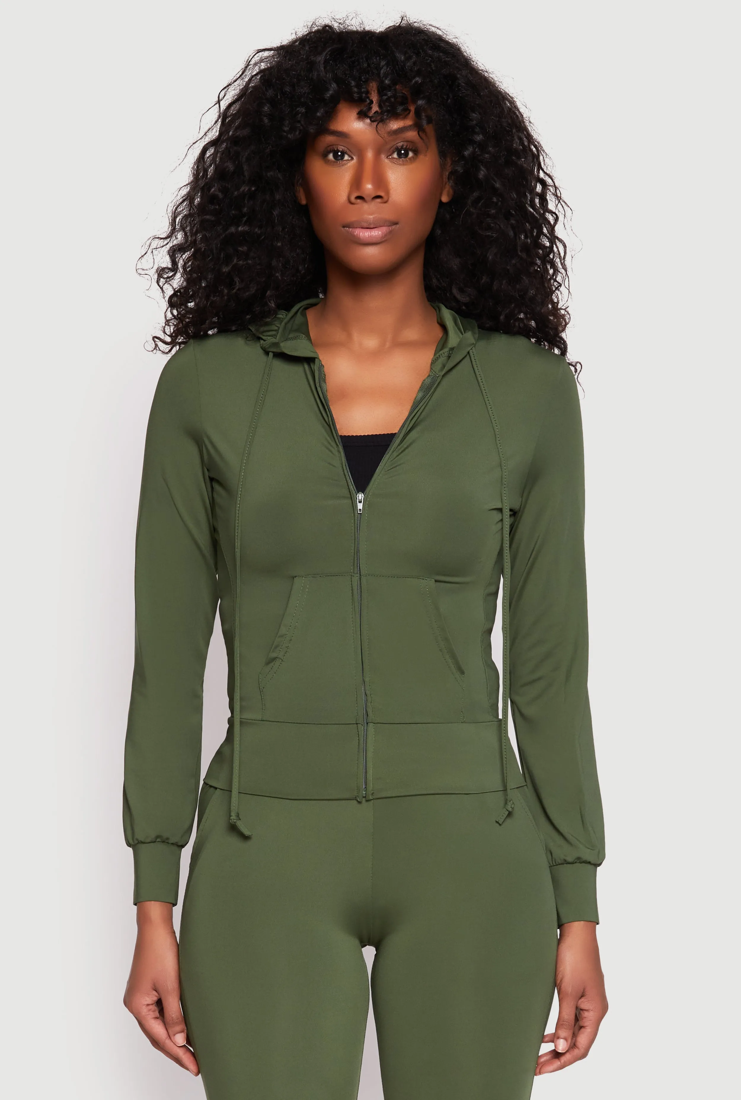 Daisy Soft Knit Front Zip Hoodie sold by Rainbow