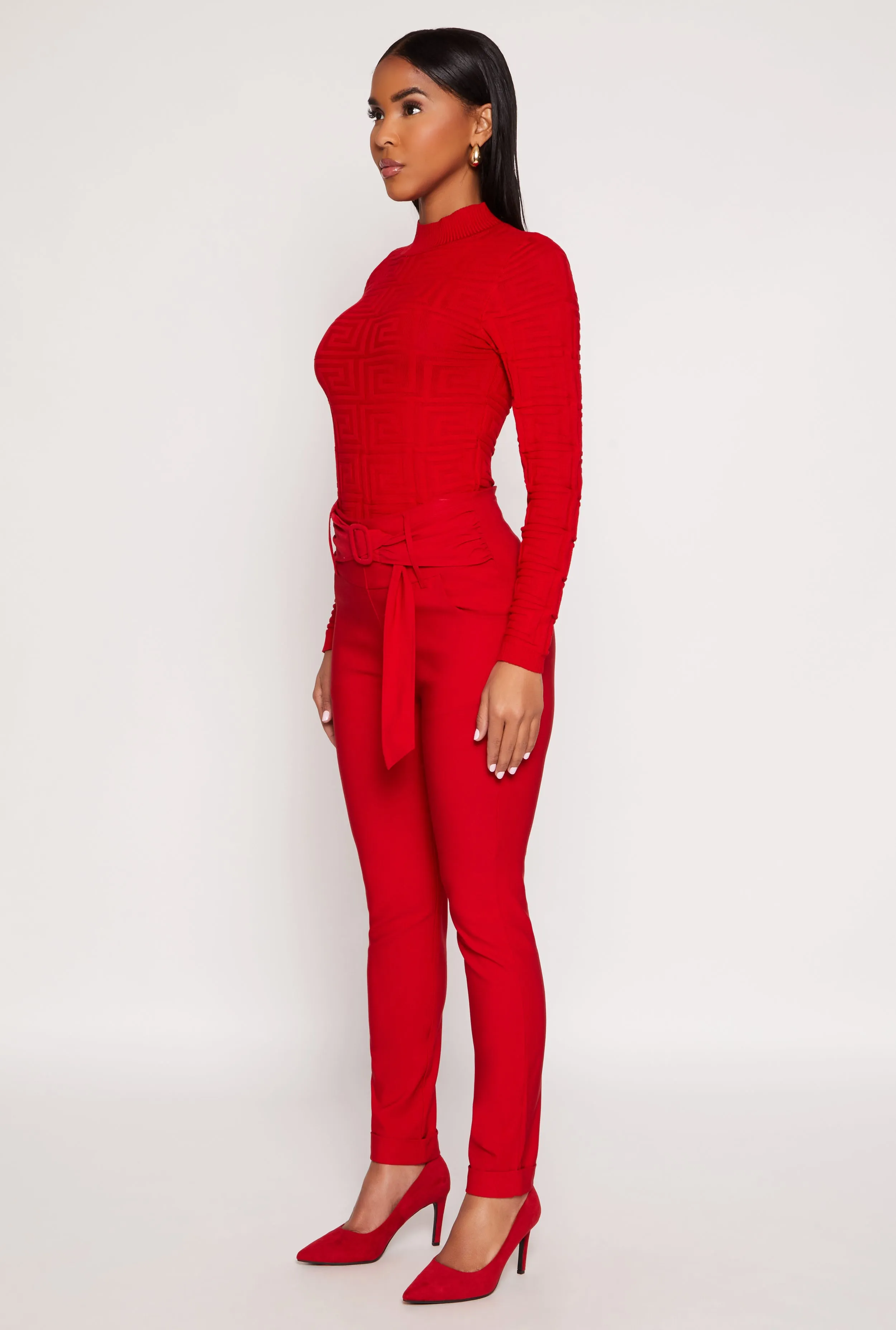 Belted Front Dress Pants sold by Rainbow product image thumbnail 2