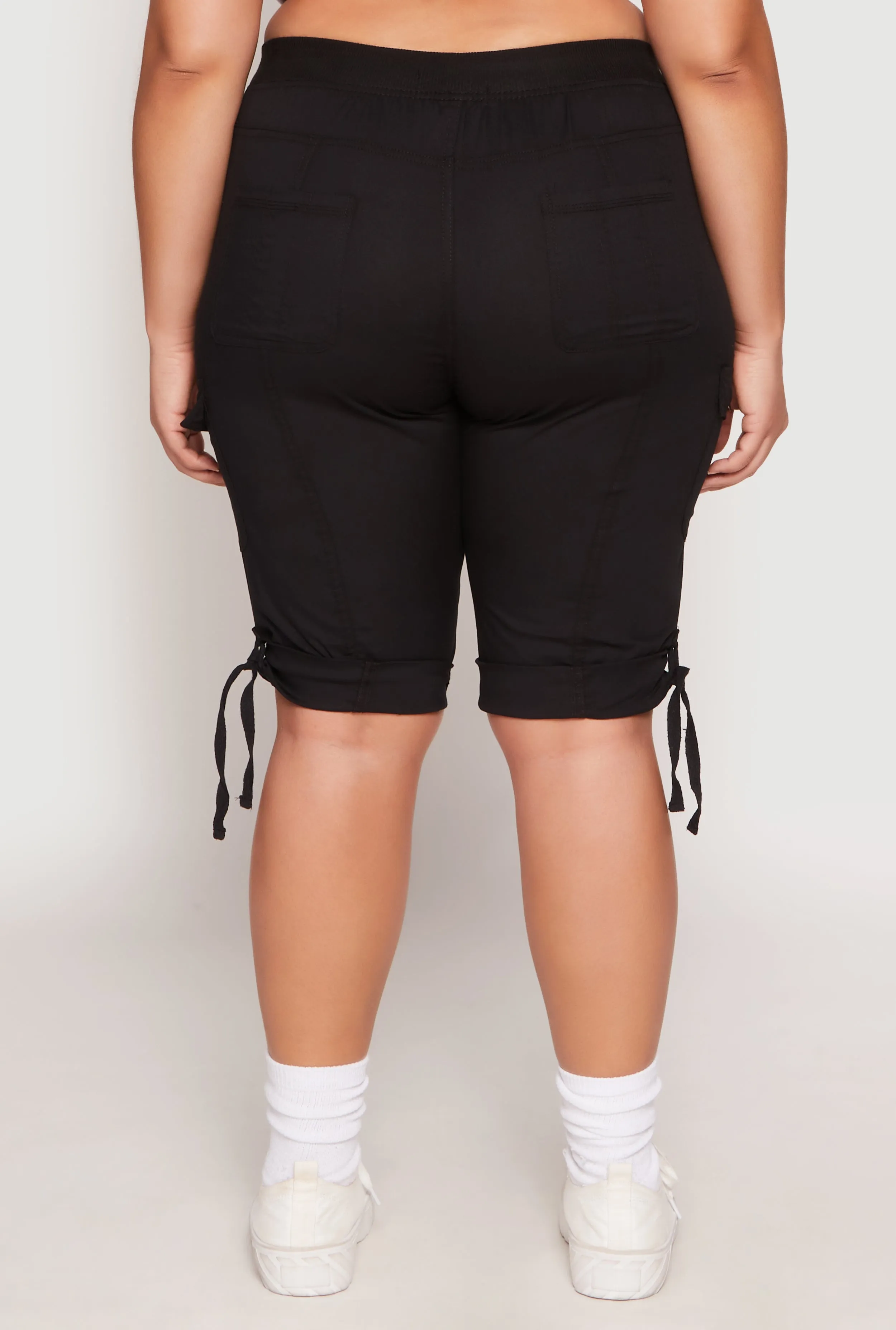 Plus Size Zip Pocket Bermuda Shorts sold by Rainbow product image thumbnail 5