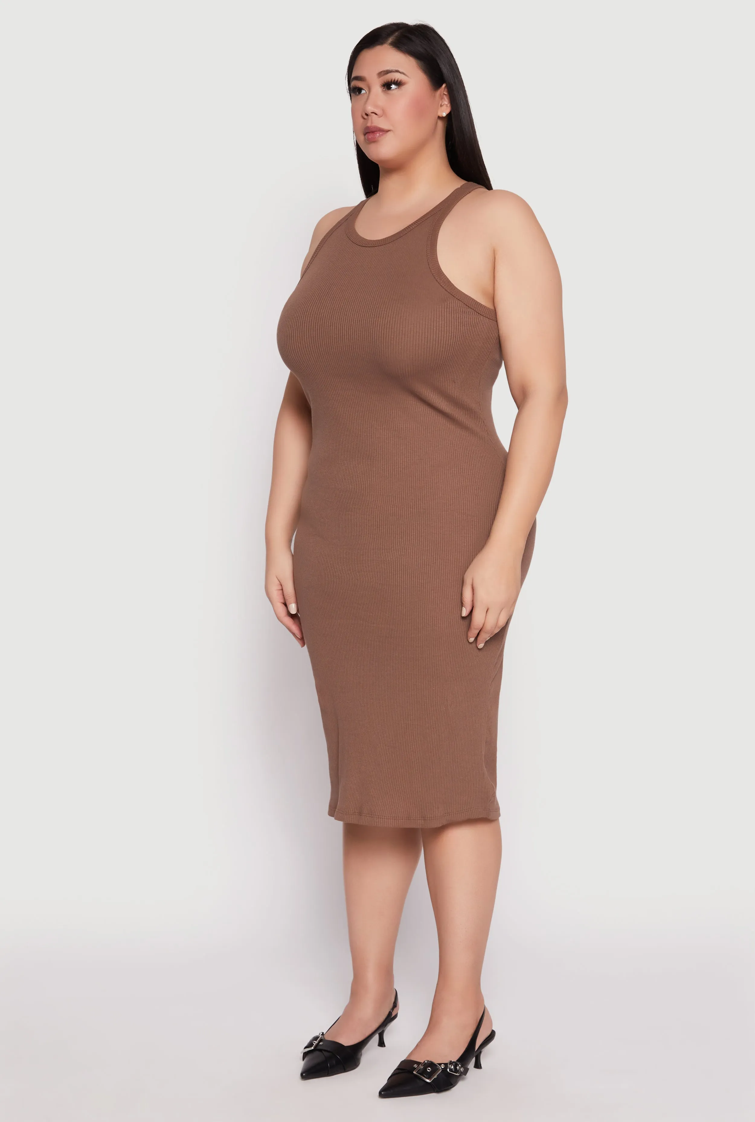 Plus Size Almost Famous Racerback Tank Dress sold by Rainbow product image thumbnail 2