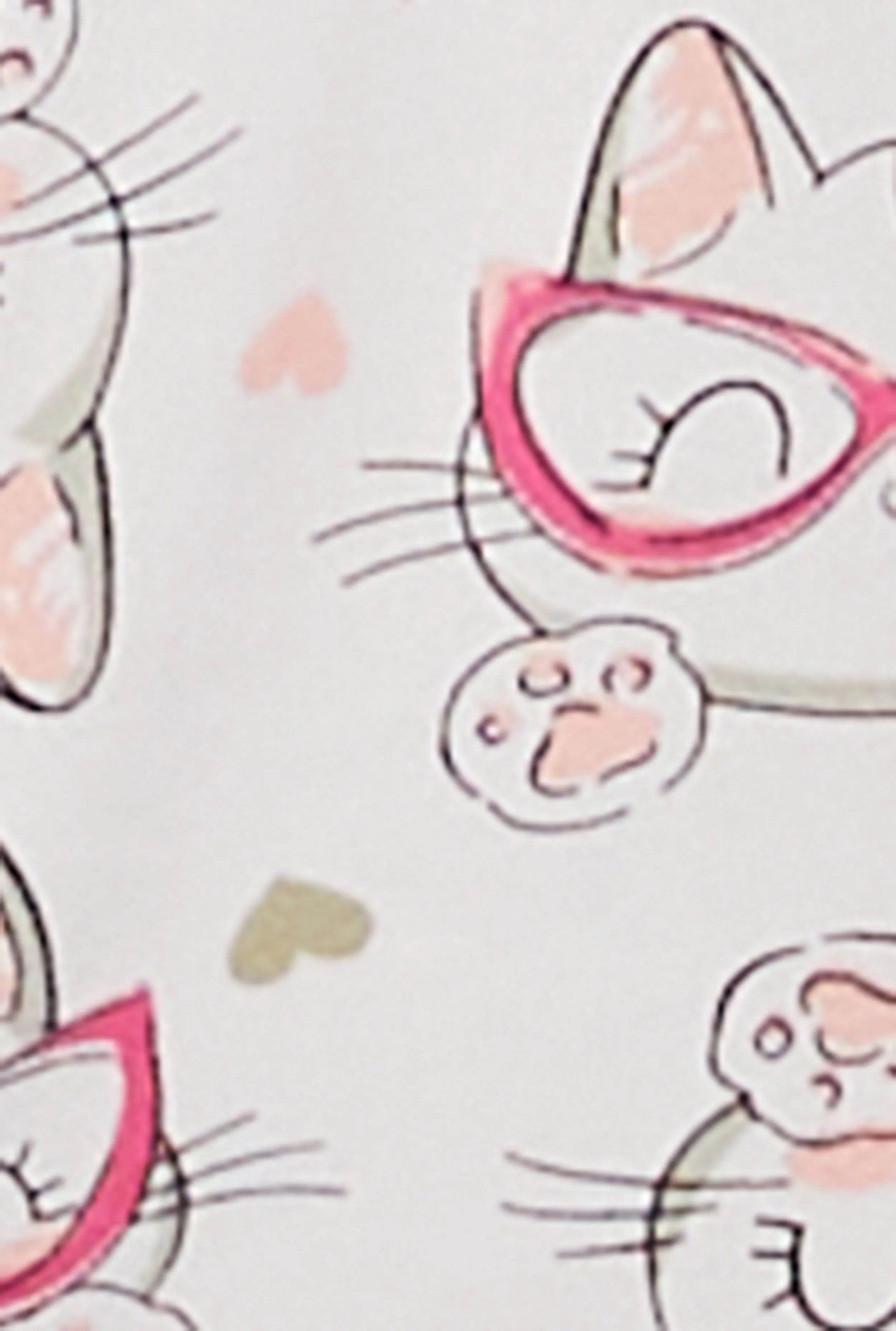 Plus Size Purrfect Cat Print Pajama Romper sold by Rainbow product image thumbnail 3