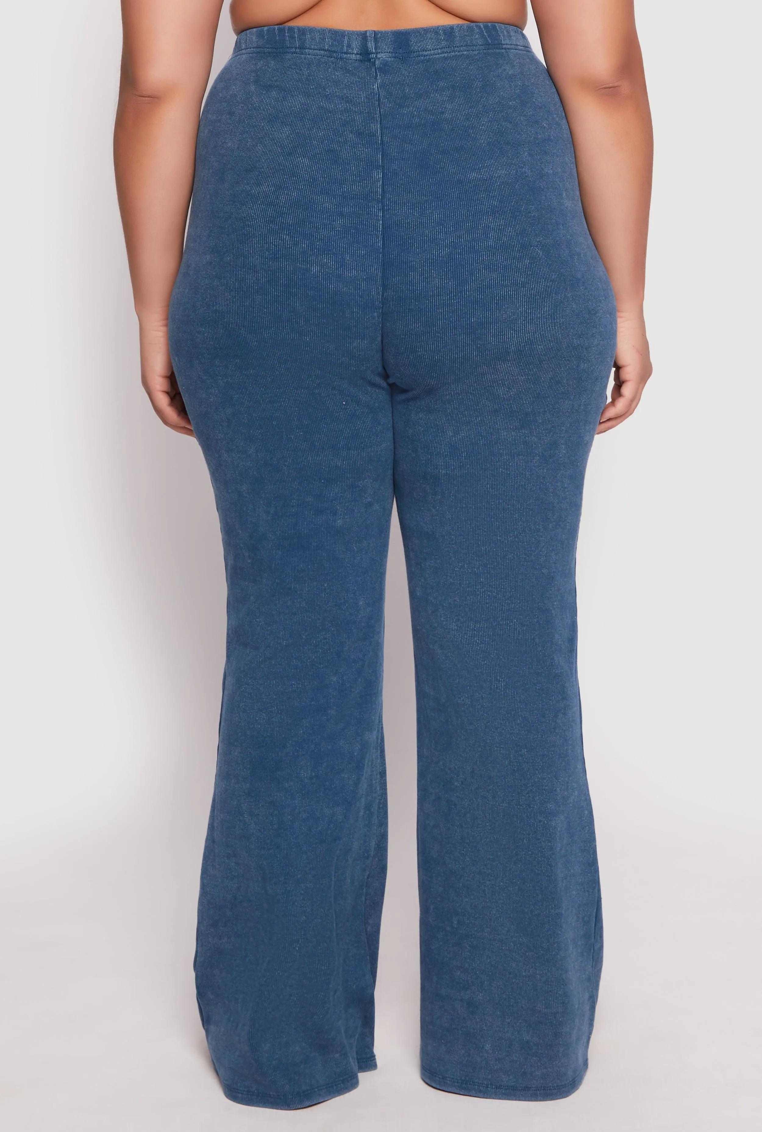 Plus Size Almost Famous Acid Wash Flare Pants sold by Rainbow product image thumbnail 3