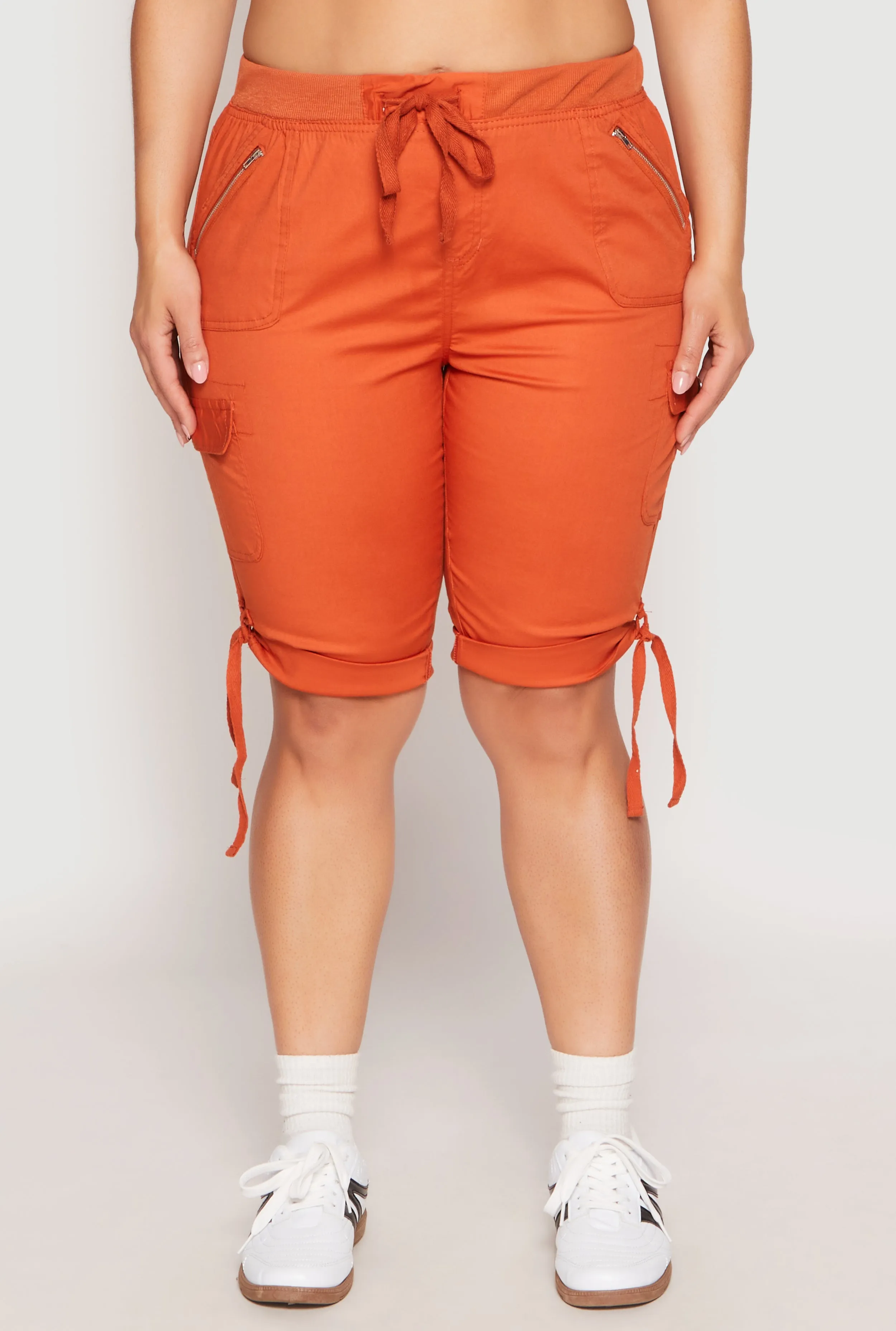Plus Size Zip Pocket Bermuda Shorts sold by Rainbow product image thumbnail 3