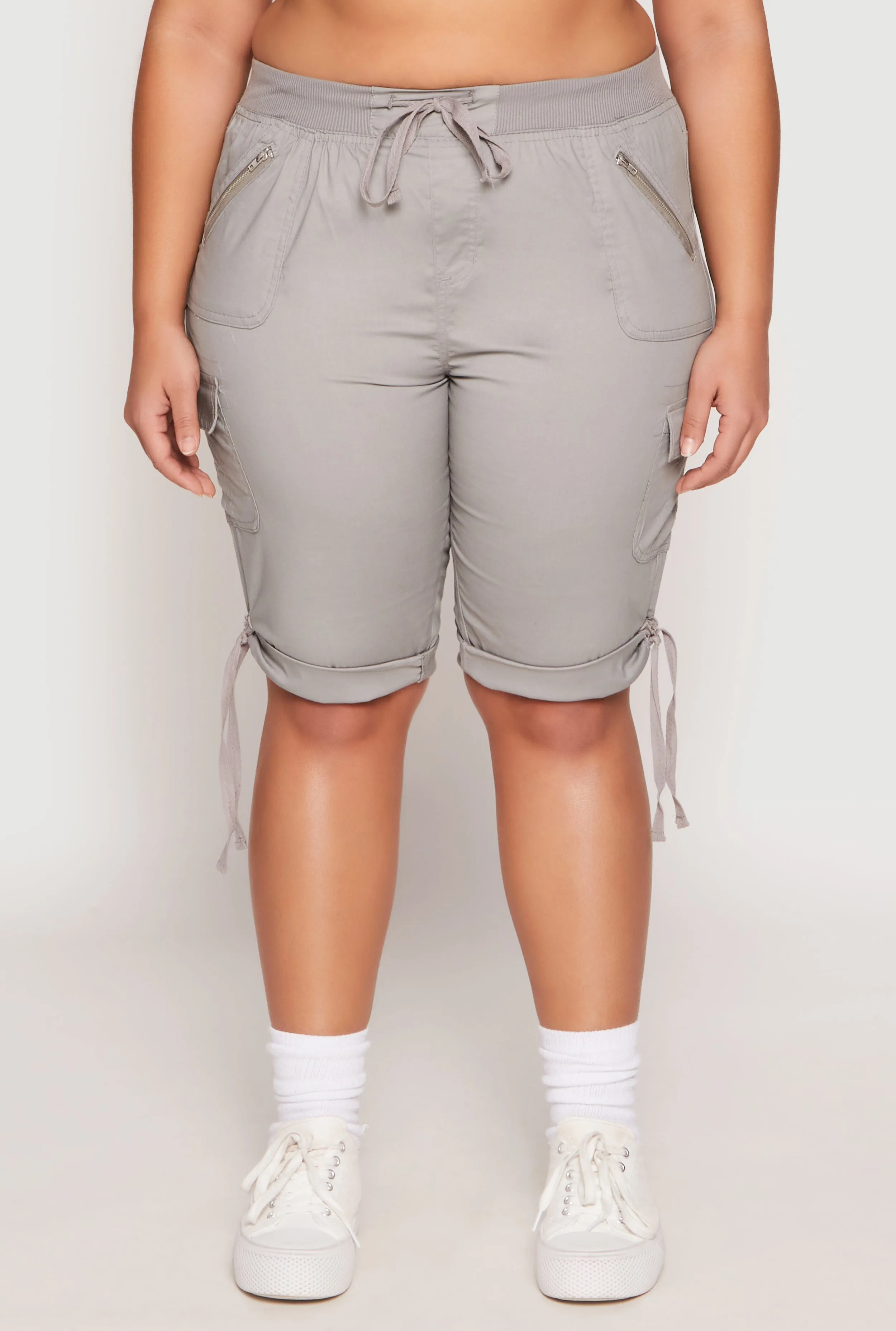 Plus Size Zip Pocket Bermuda Shorts sold by Rainbow product image thumbnail 3
