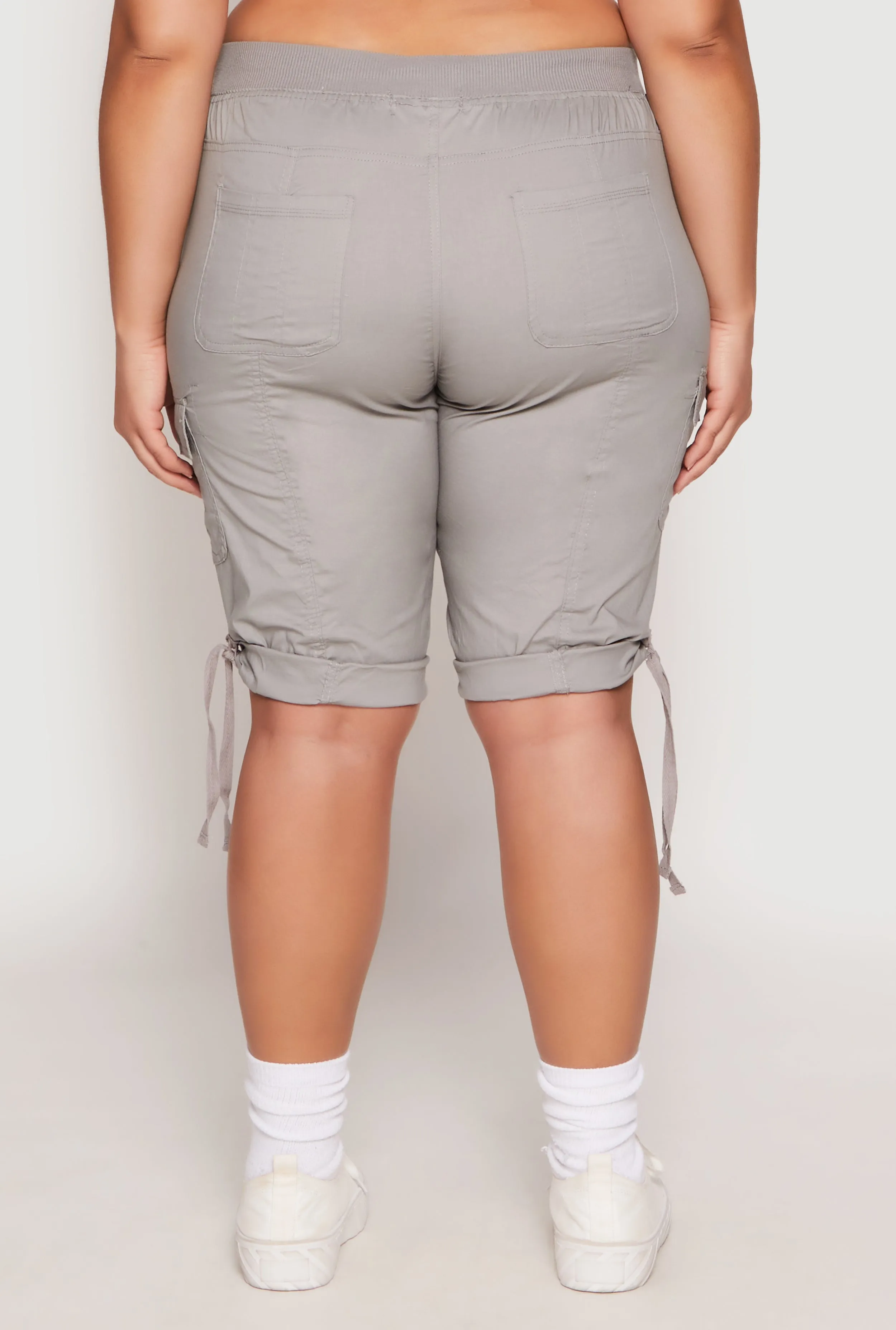Plus Size Zip Pocket Bermuda Shorts sold by Rainbow product image thumbnail 5